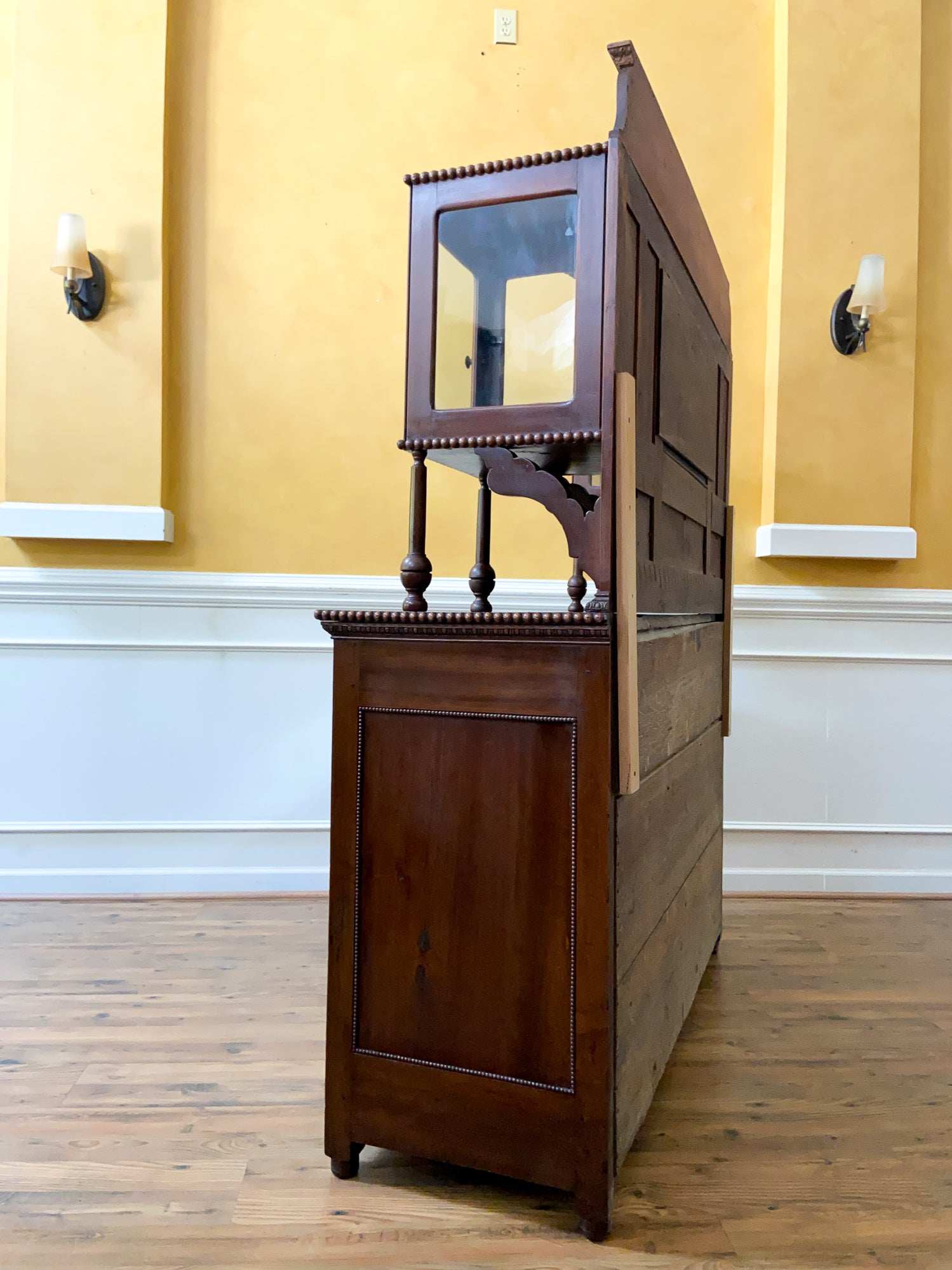 19th Century American Mirror-Back Display Sideboard