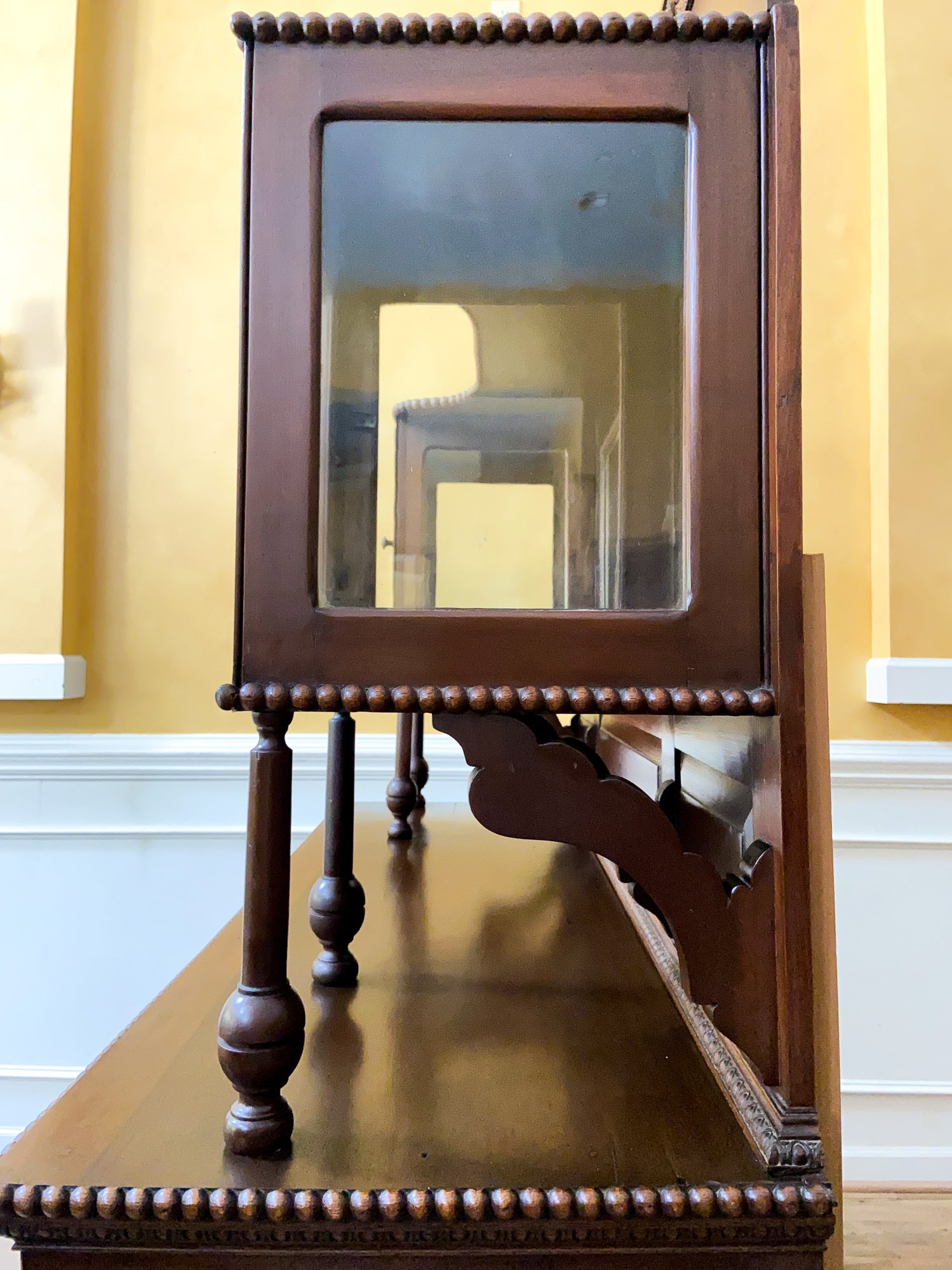 19th Century American Mirror-Back Display Sideboard