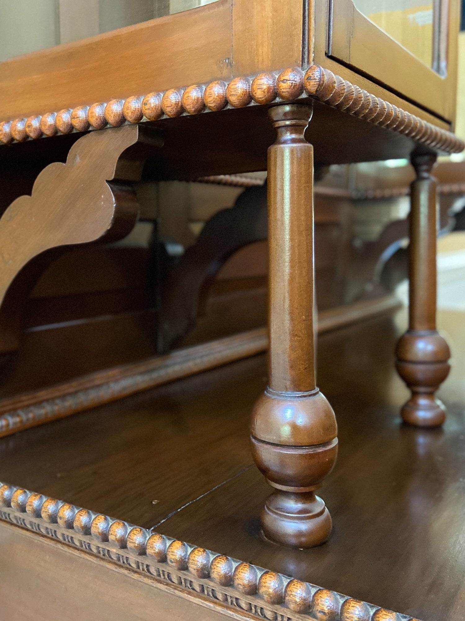 19th Century American Mirror-Back Display Sideboard