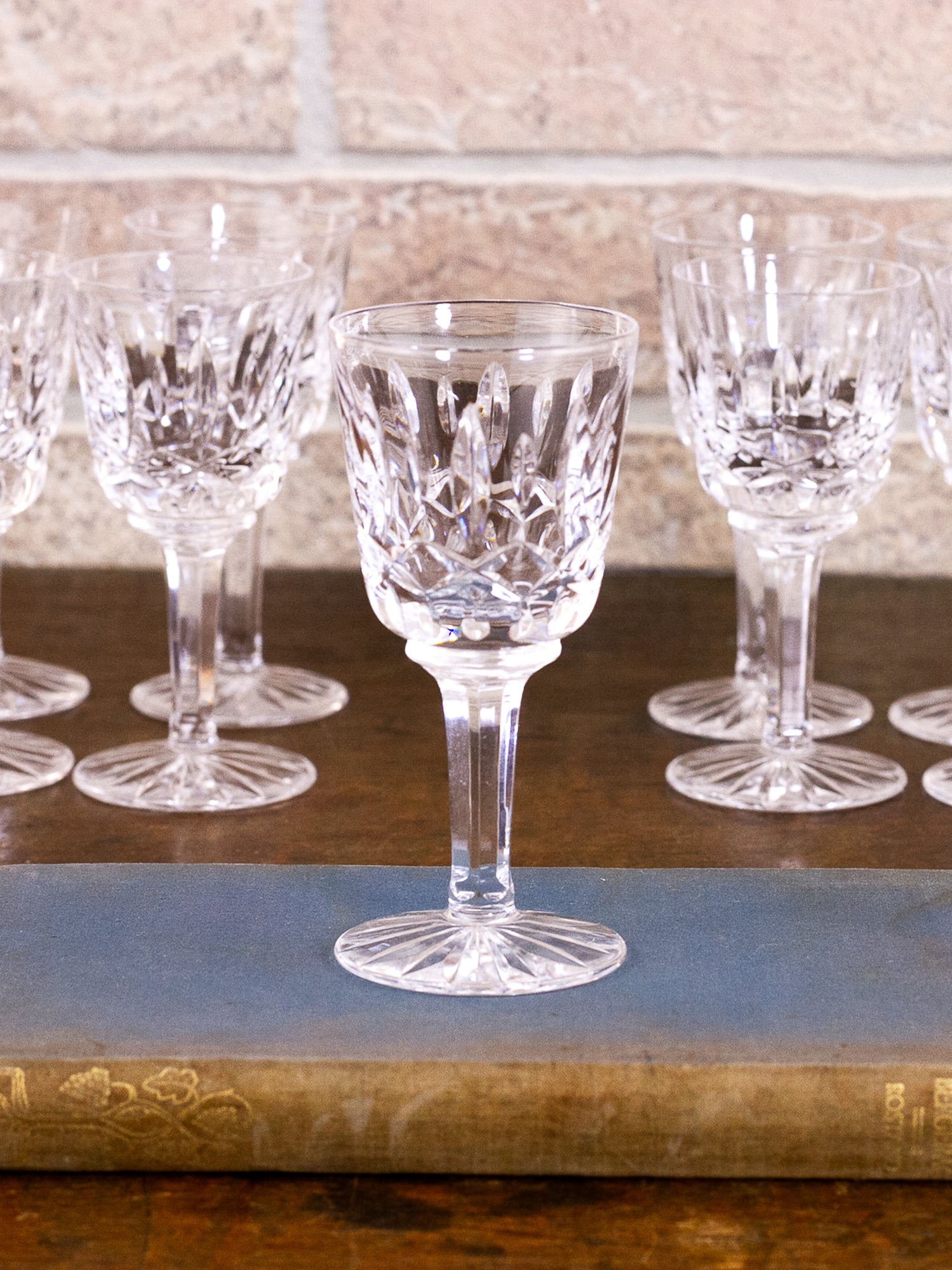 Set of 10 Atlantis Crystal Isabel Aperitif Glasses, Portugal