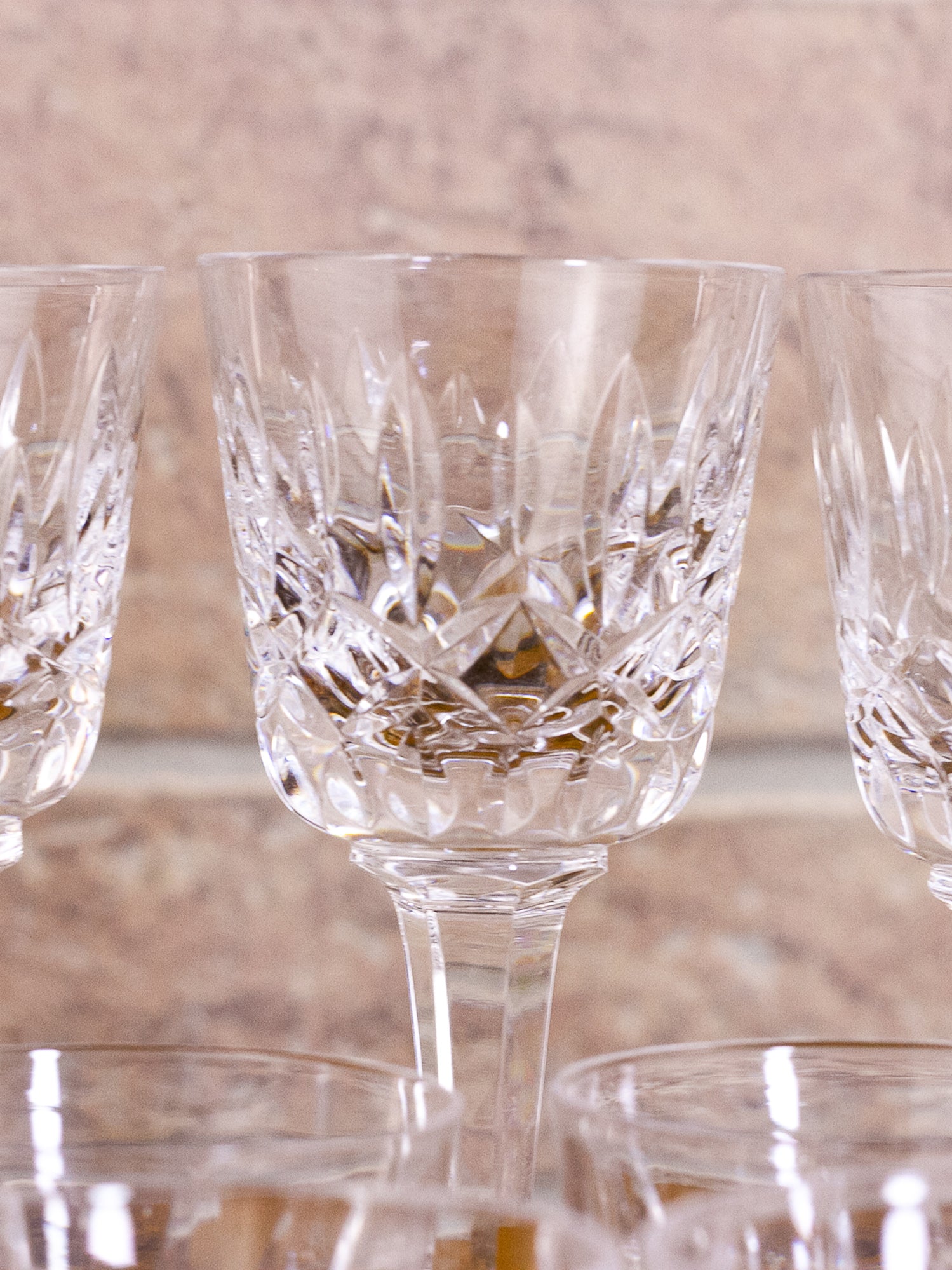Set of 10 Atlantis Crystal Isabel Aperitif Glasses, Portugal