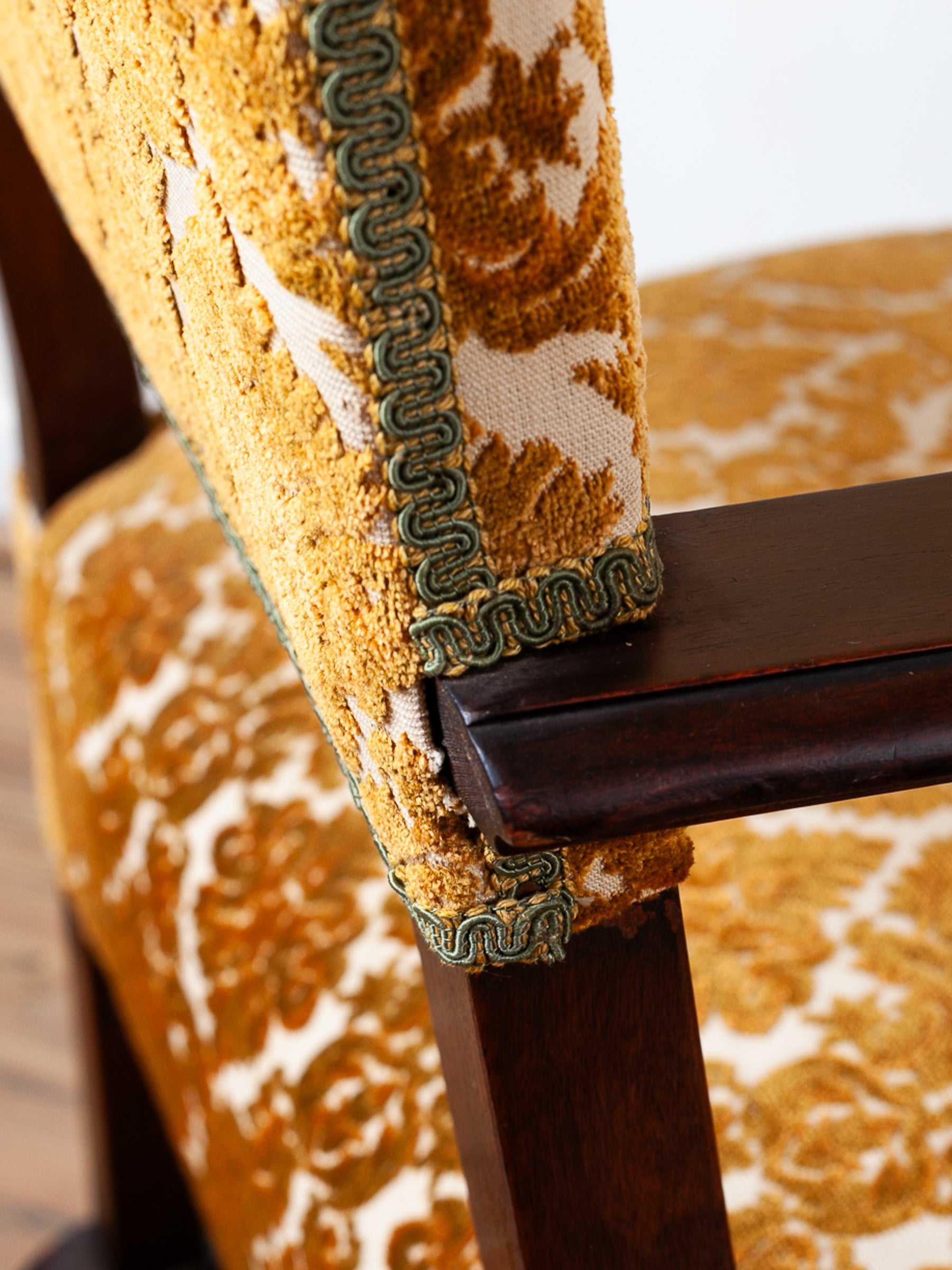 Pair of Oversized Late 19th Century Cherry Armchairs