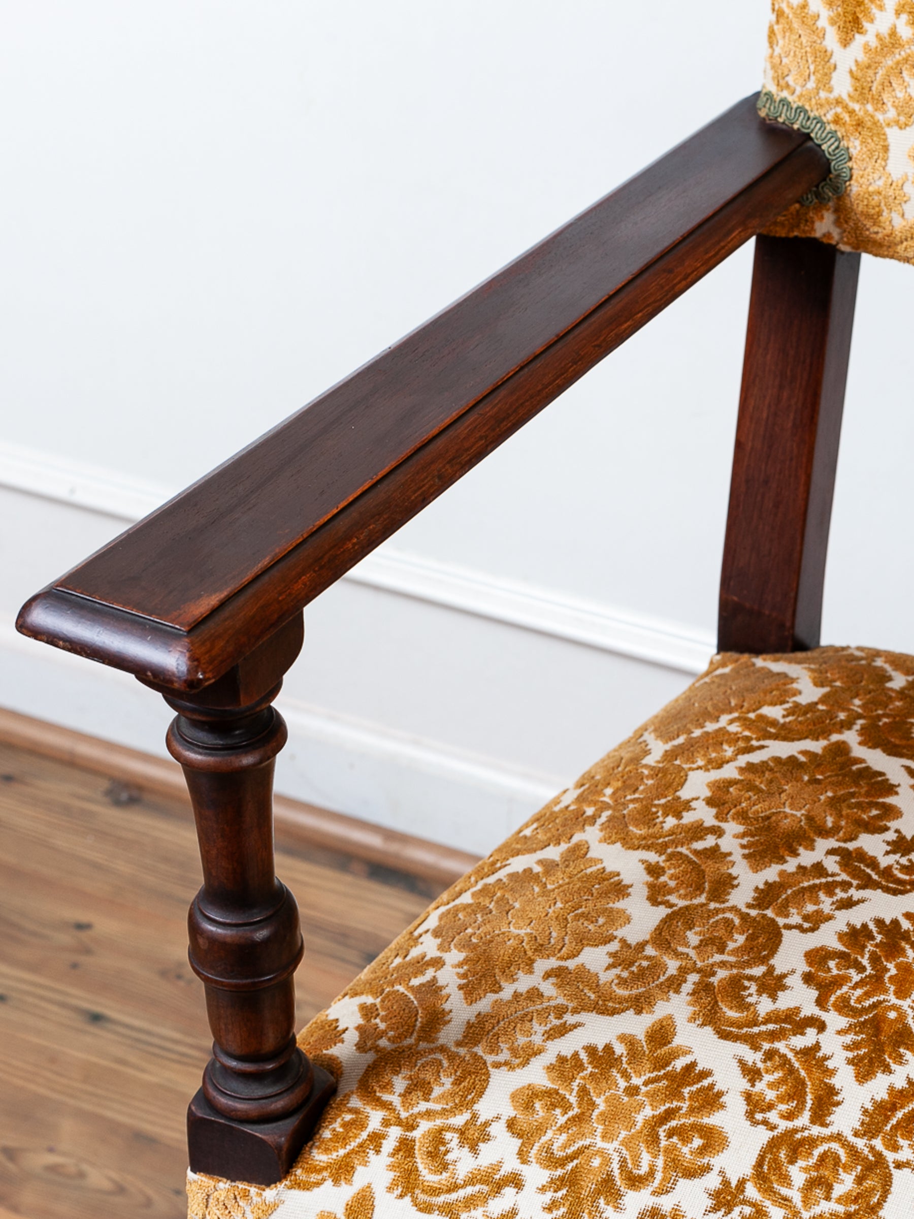 Pair of Oversized Late 19th Century Cherry Armchairs