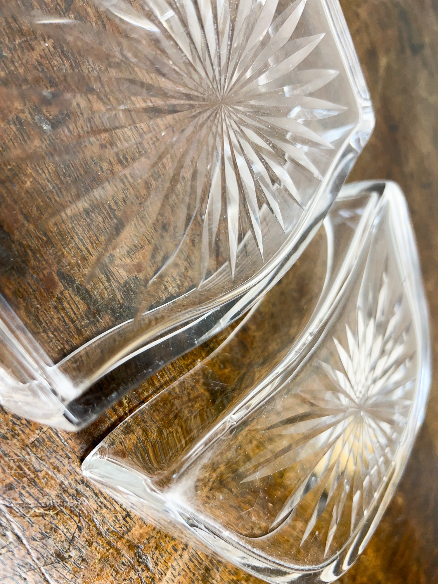 Art Deco Alvin Sterling Silver & Cut Crystal Serving Basket