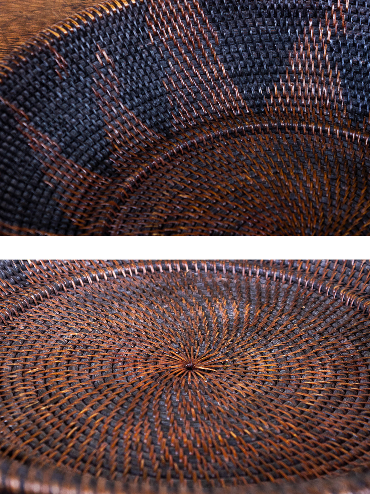 Early 20th Century Native American Hand-Woven Coiled Basket Bowl