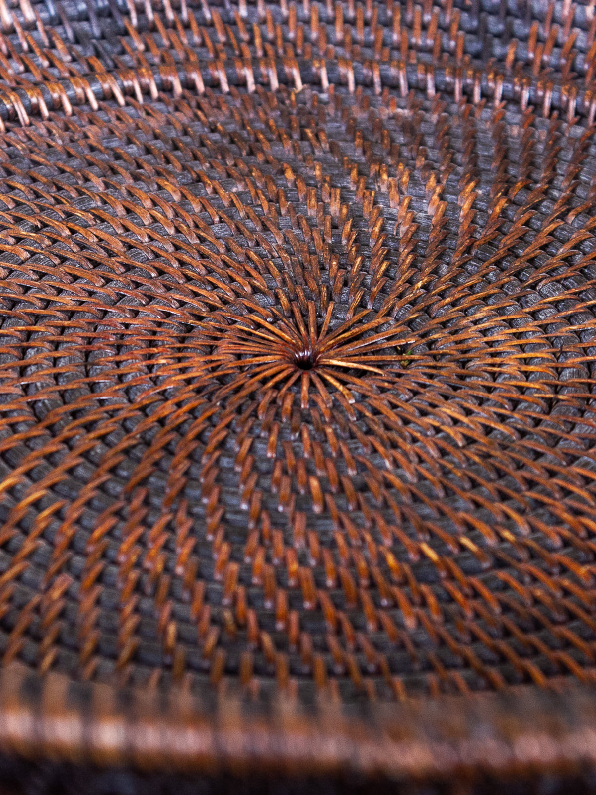 Early 20th Century Native American Hand-Woven Coiled Basket Bowl