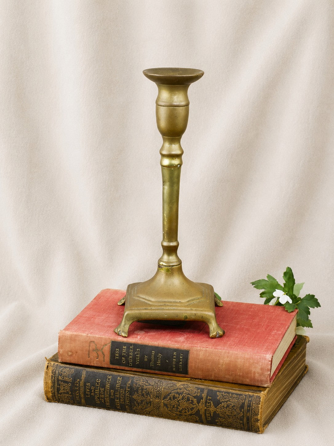 Antique 18th Century Spanish Brass Candlestick