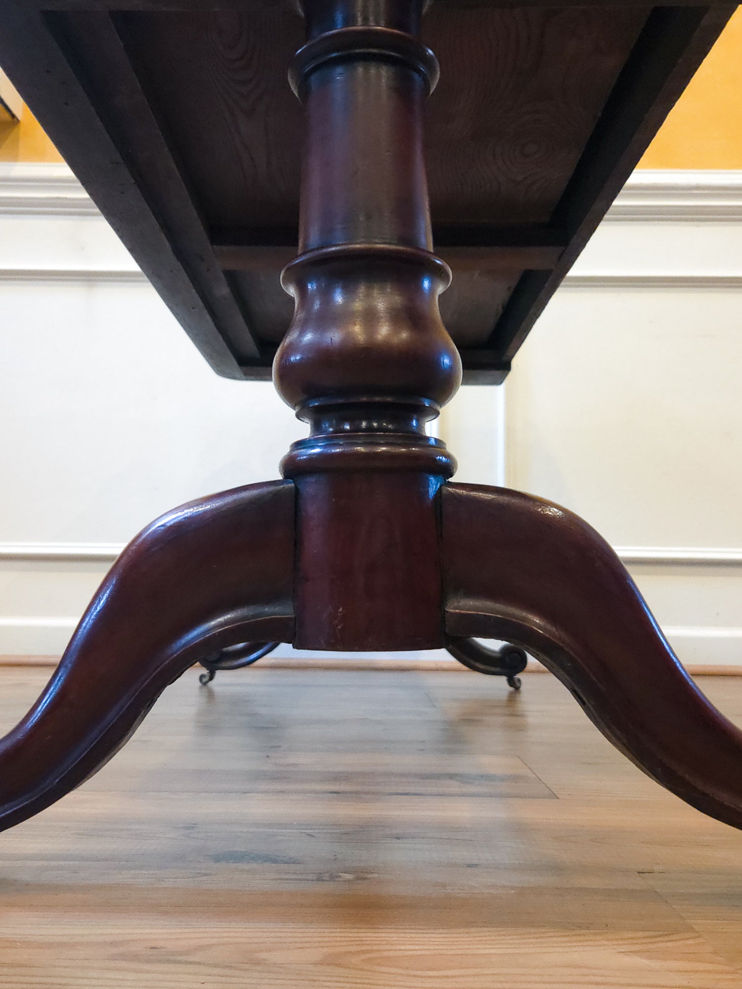 Antique Mahogany Writing Desk Console by Walter Carter for Harrod's England.
