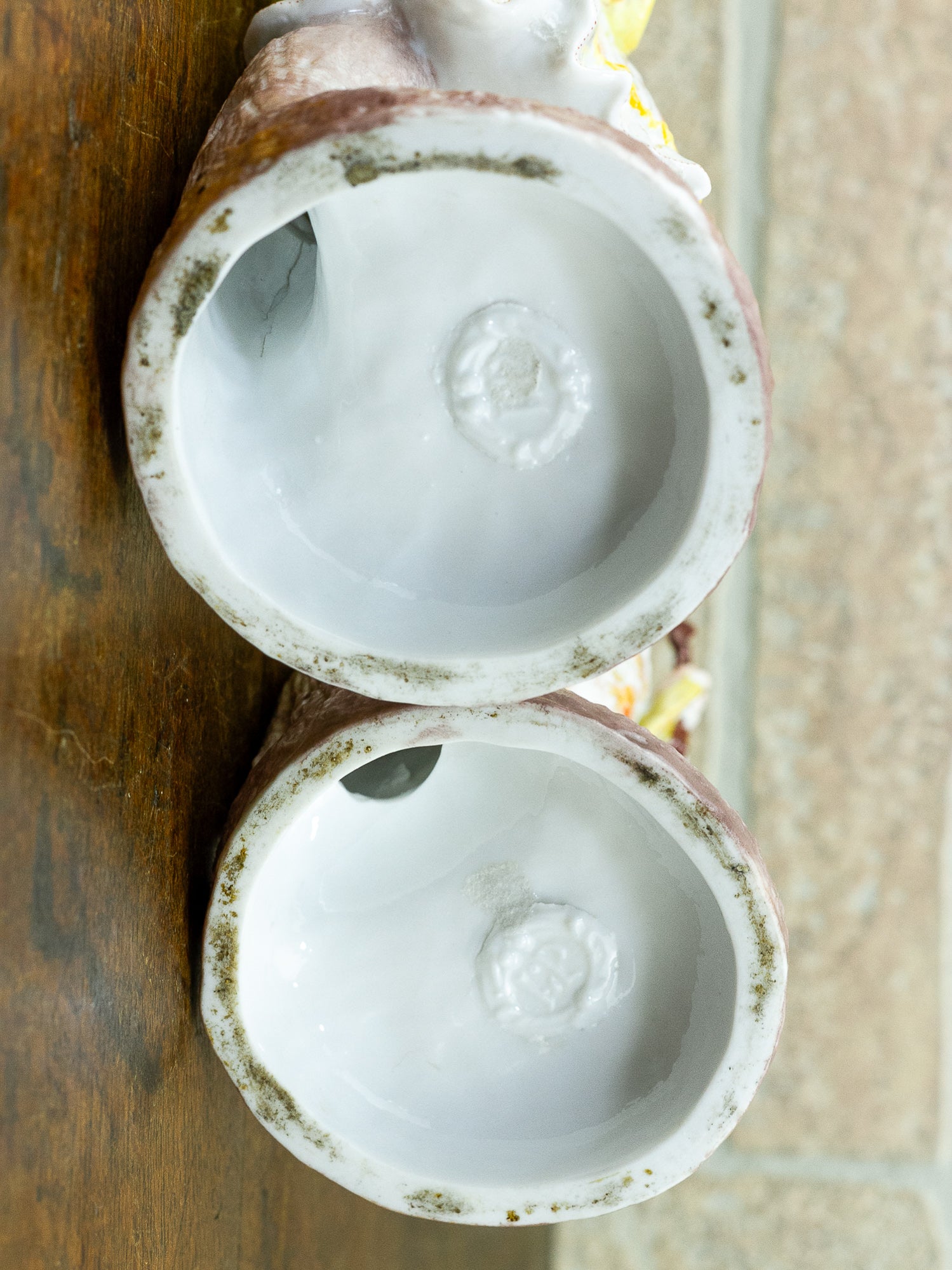 Antique Pair of 19th Century Hand Painted Continental Porcelain Figurines