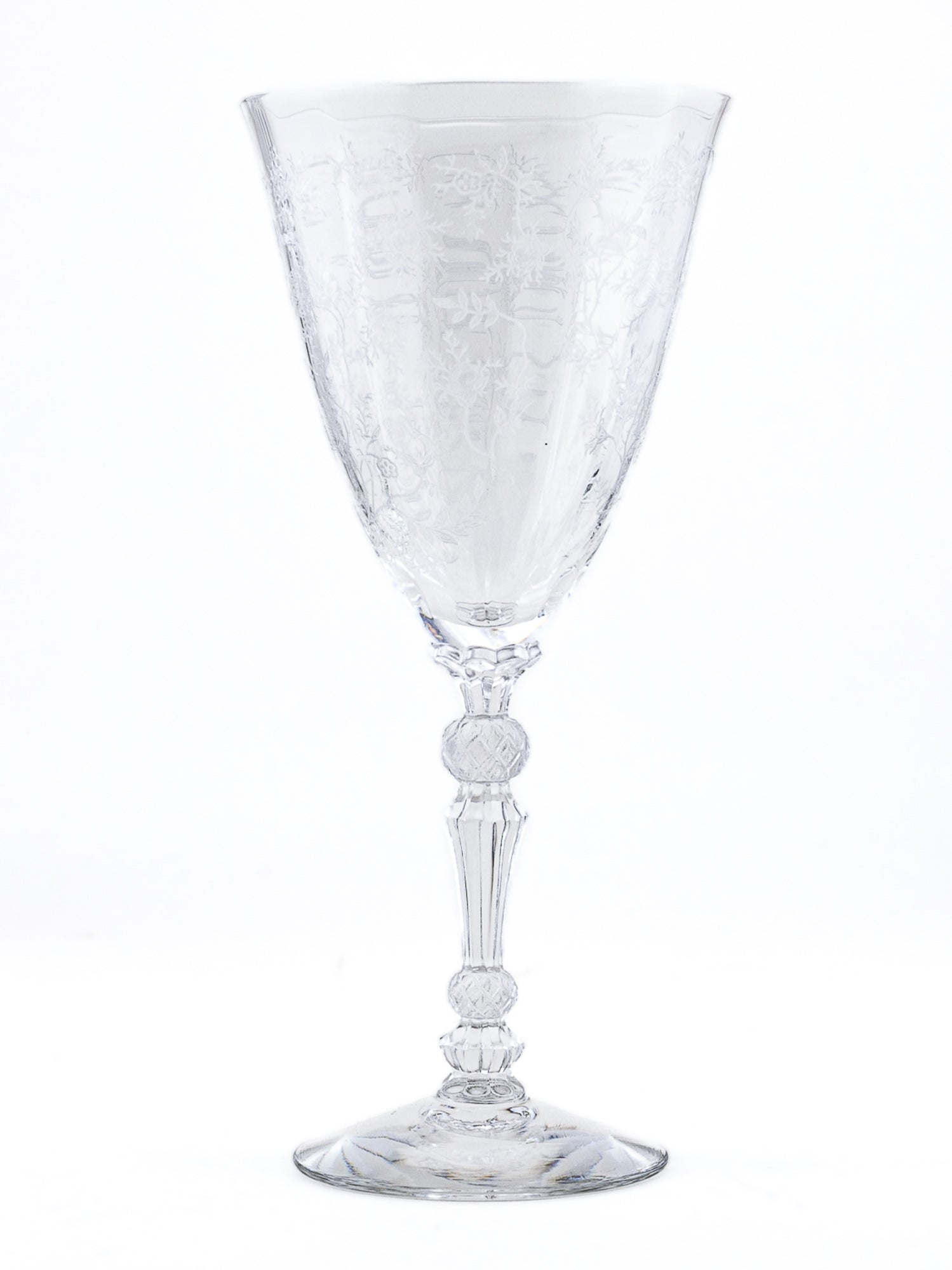 Fostoria "Chintz" Crystal Water Goblet