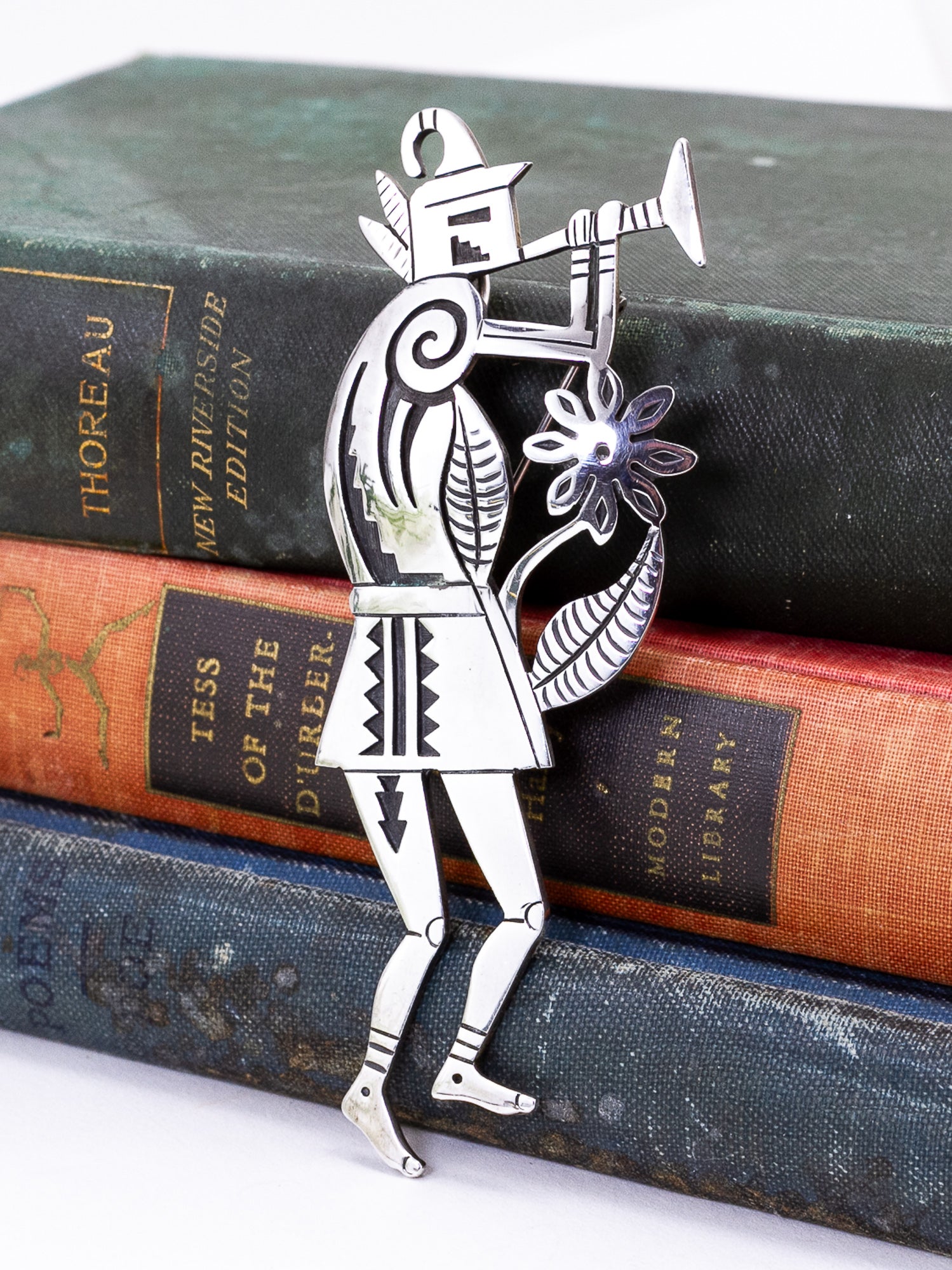 Sterling Silver Kokopelli Brooch and Pendant by Kopavi