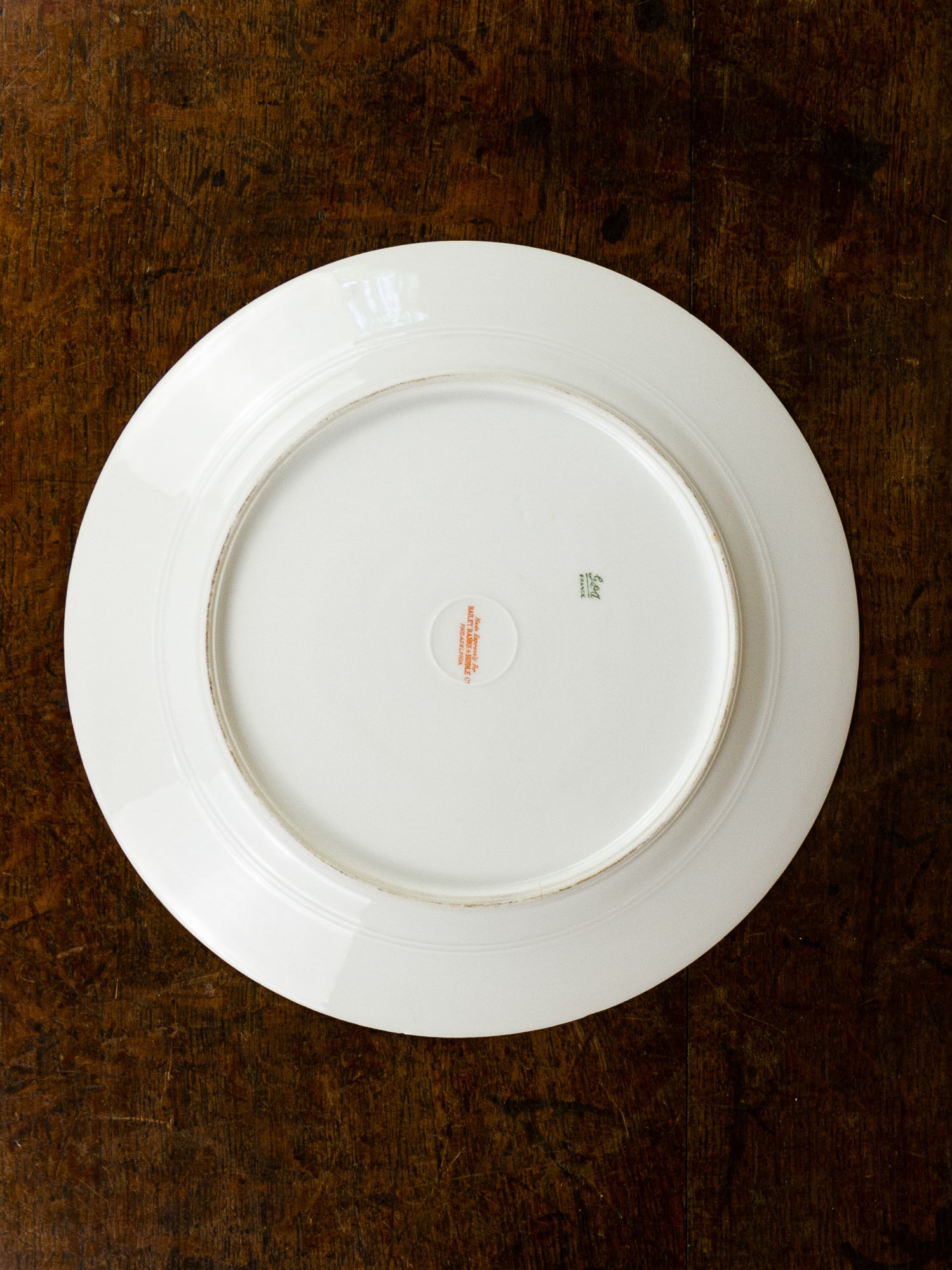 Set of Ten GDA Limoges Dinner Plates for Bailey, Banks & Biddle