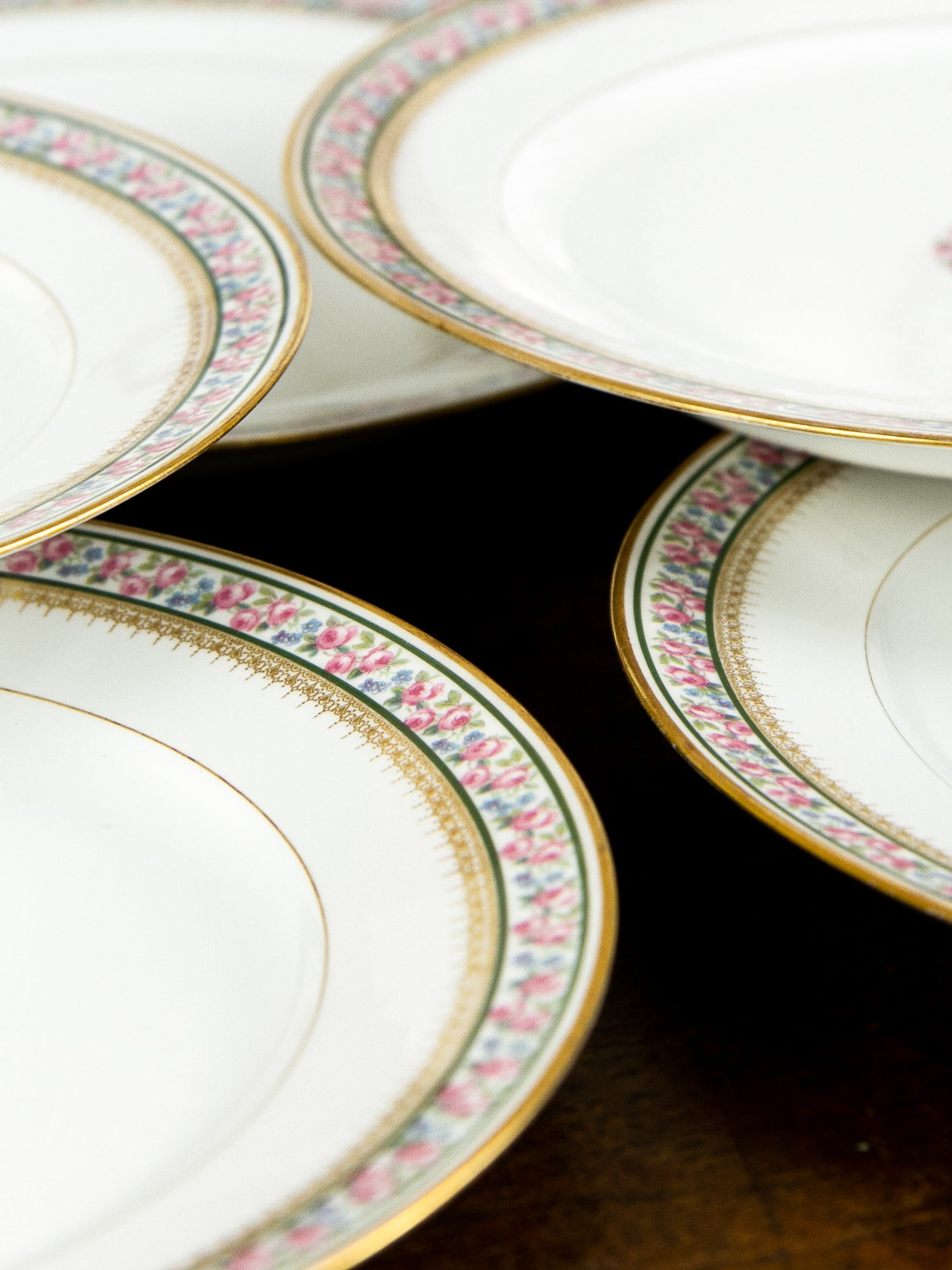 Set of Ten GDA Limoges Dinner Plates for Bailey, Banks & Biddle