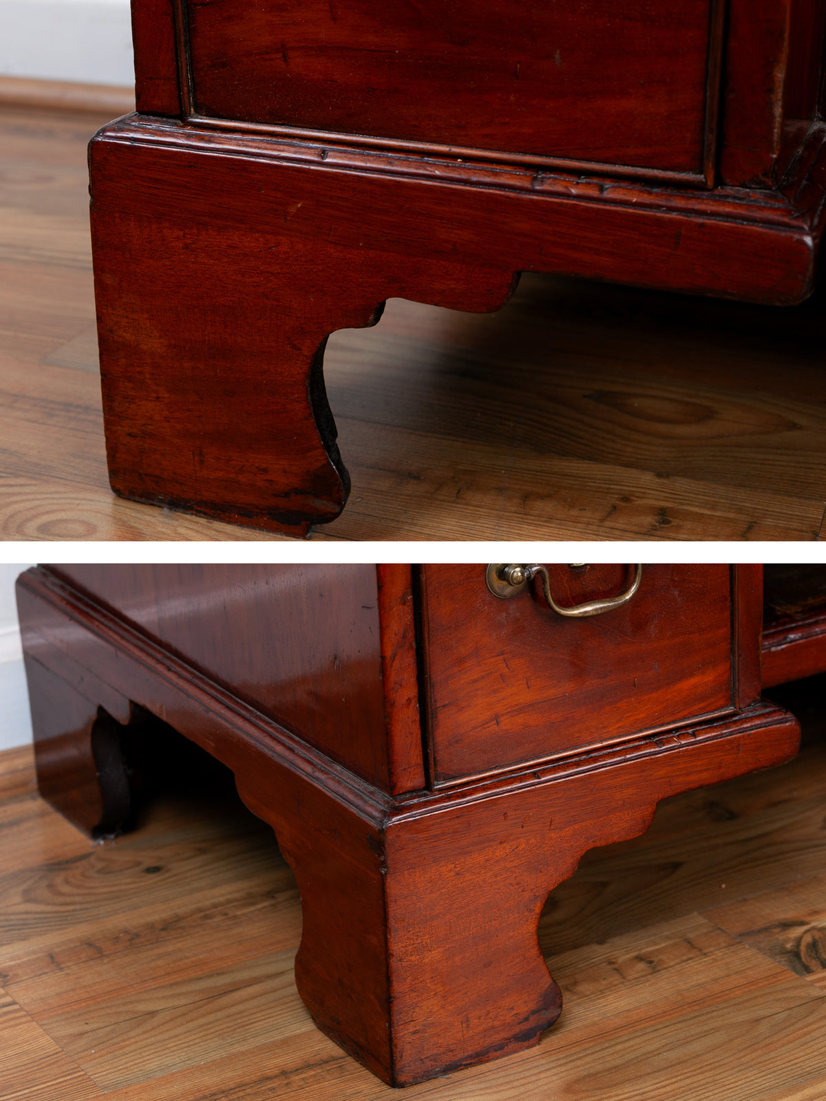 18th Century Georgian Mahogany Small Kneehole Desk