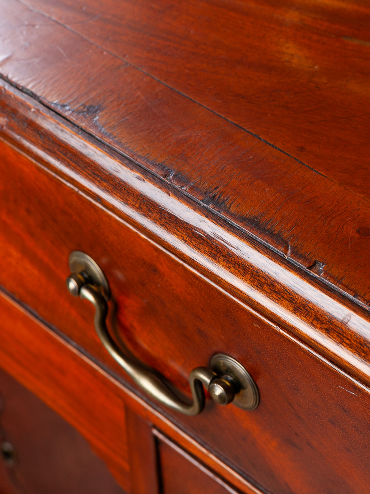 18th Century Georgian Mahogany Small Kneehole Desk