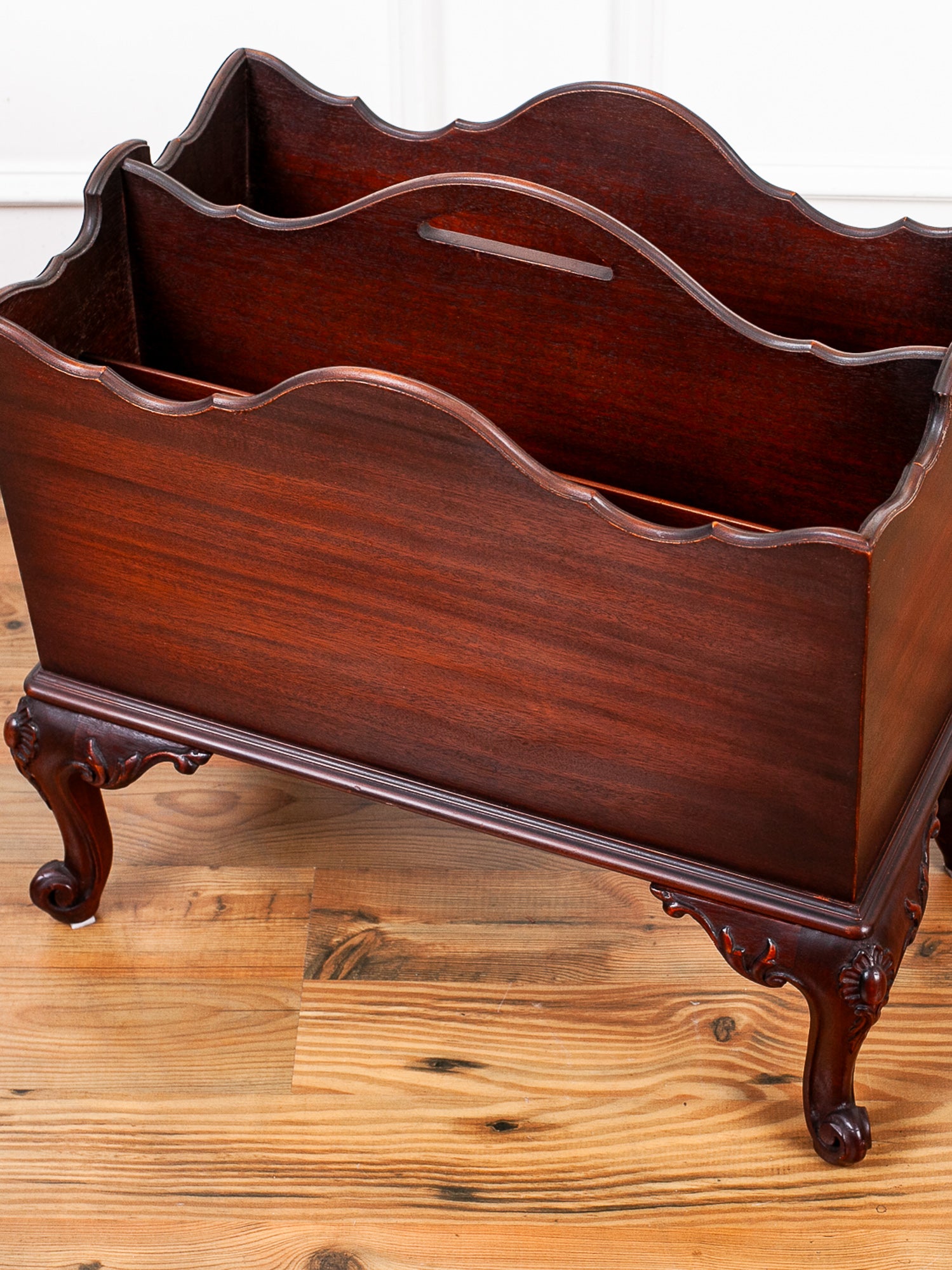 Imperial Furniture Company Mahogany Canterbury Magazine Rack