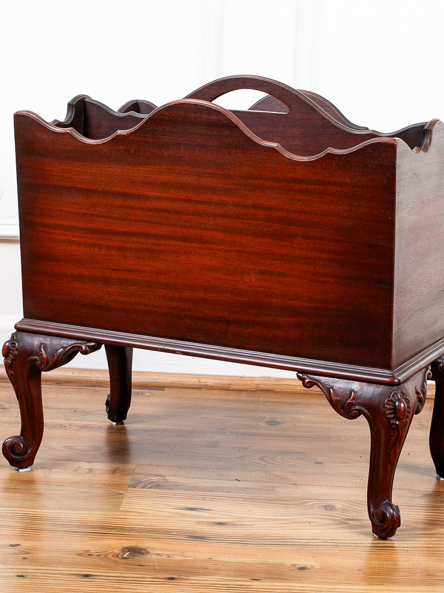 Imperial Furniture Company Mahogany Canterbury Magazine Rack