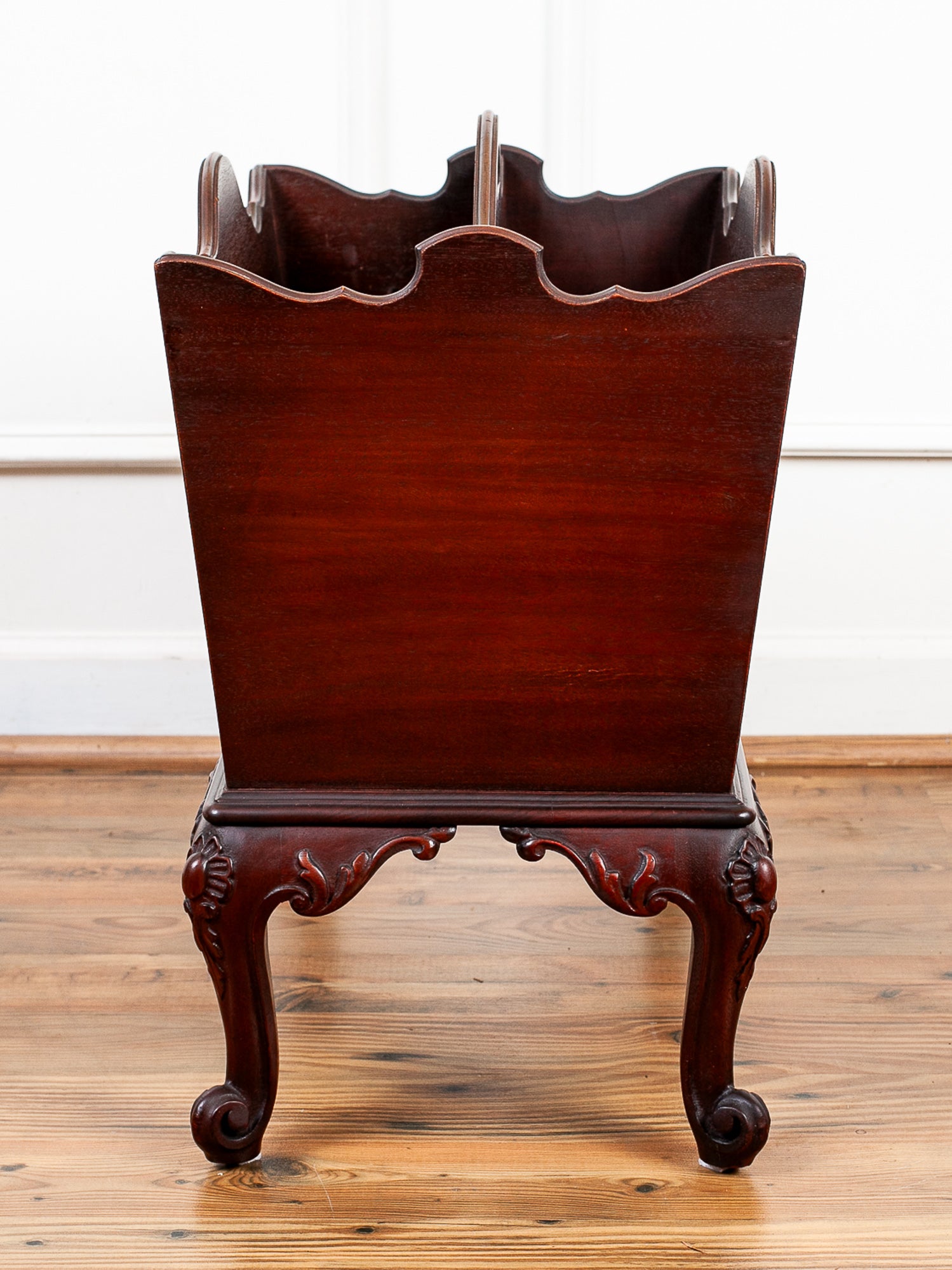 Imperial Furniture Company Mahogany Canterbury Magazine Rack