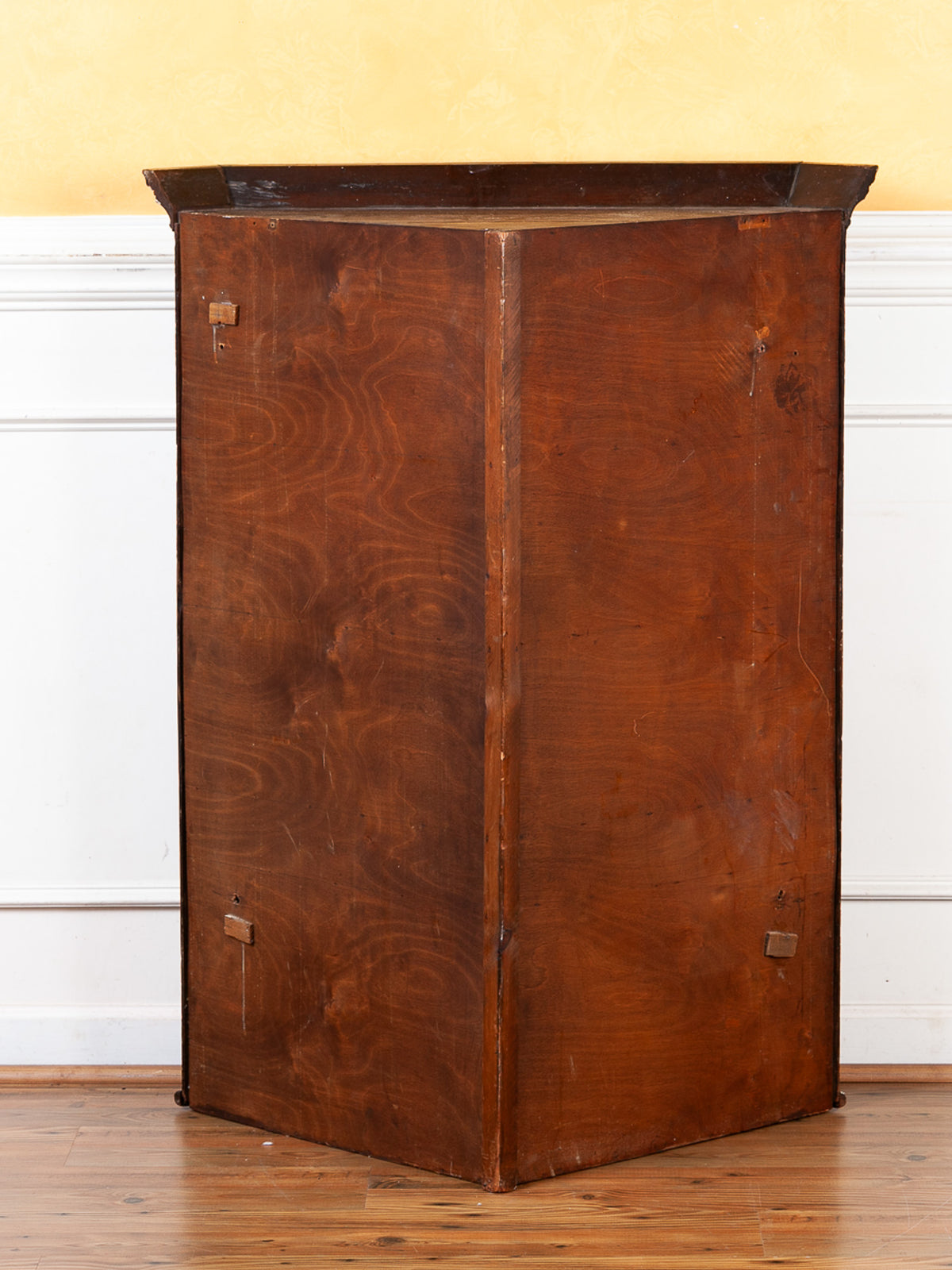 18th Century English Mahogany Hanging Corner Cabinet