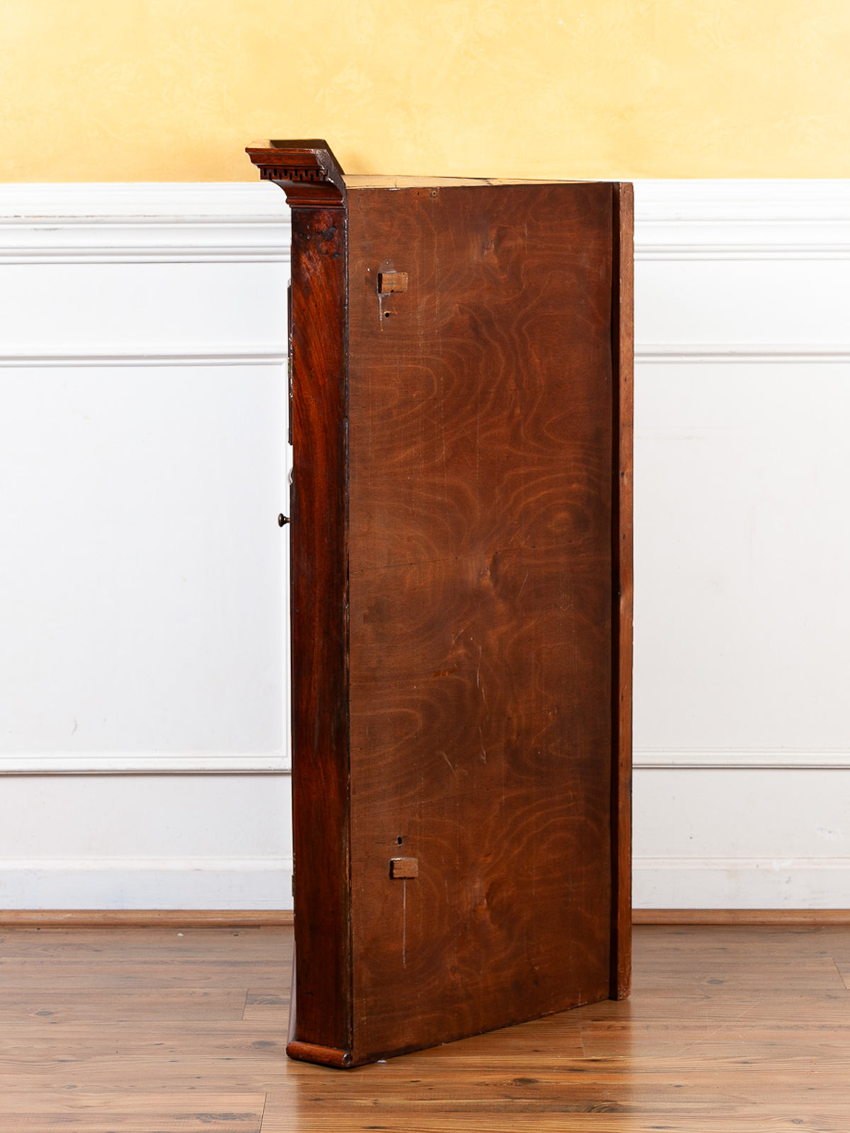 18th Century English Mahogany Hanging Corner Cabinet