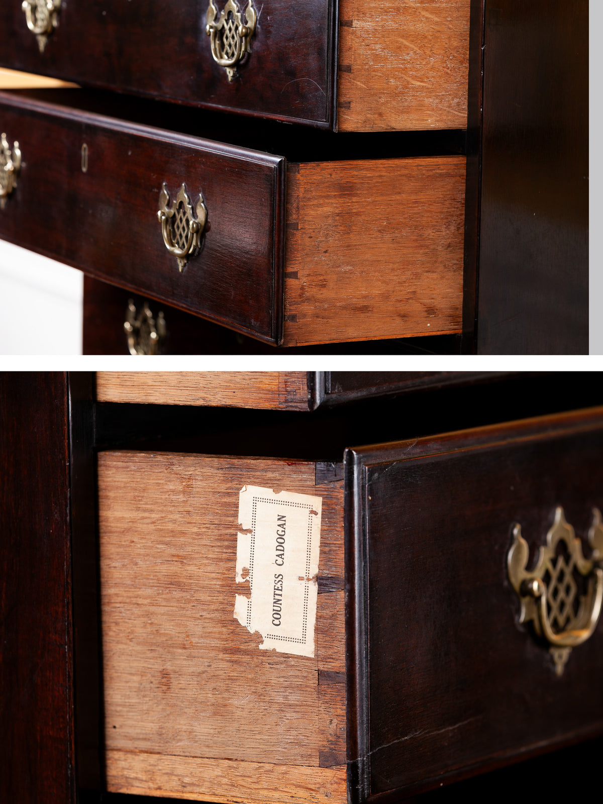 Georgian Mahogany Tall Chest of Drawers