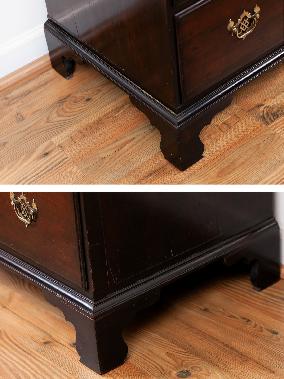 Georgian Mahogany Tall Chest of Drawers
