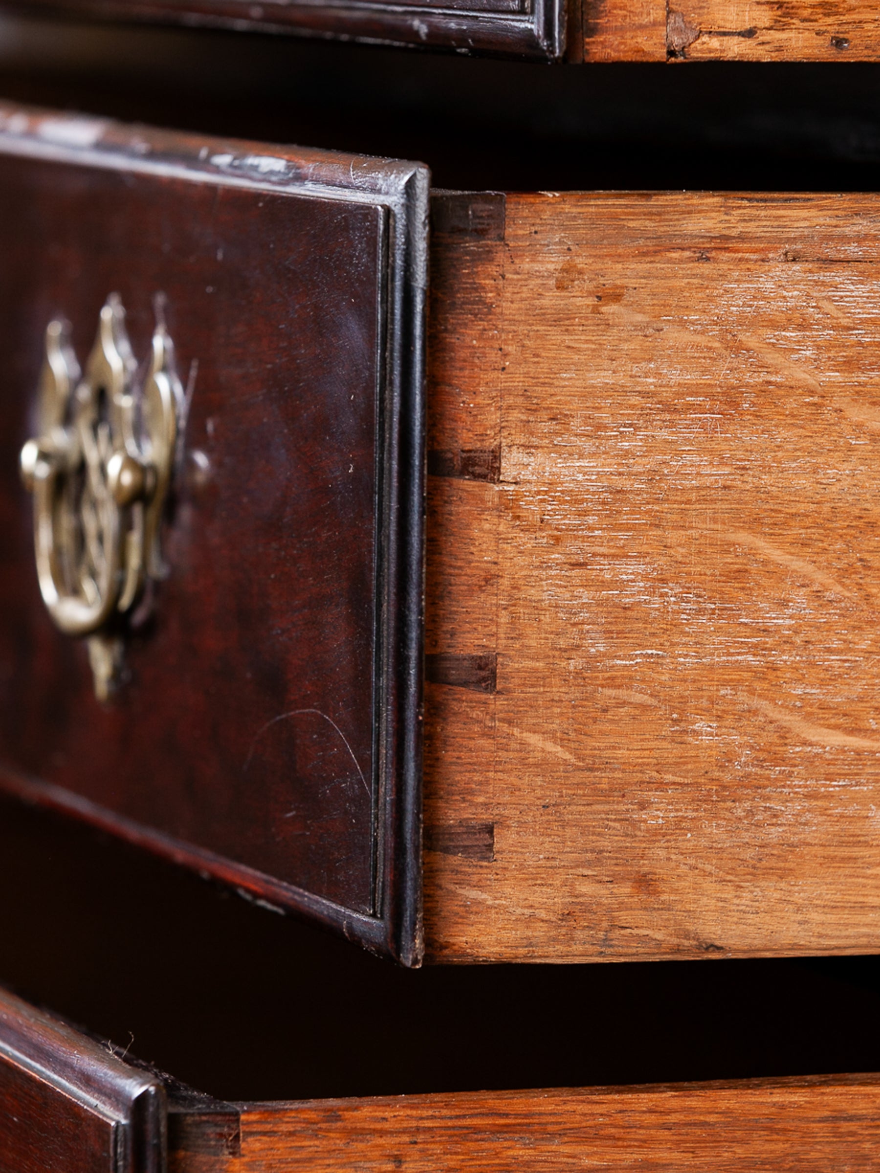 Georgian Mahogany Tall Chest of Drawers