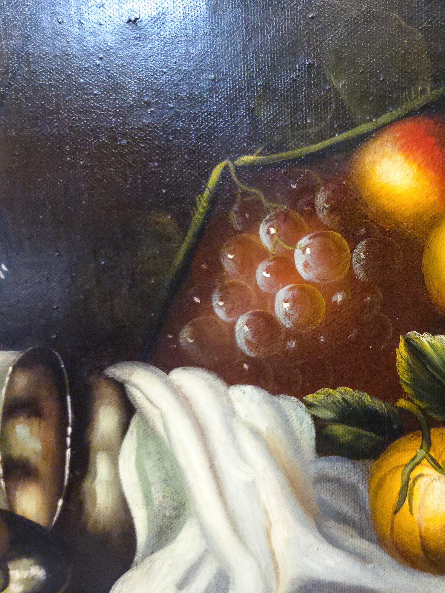 Early 20th Century Still Life Oil Painting in Antique Gilt Frame