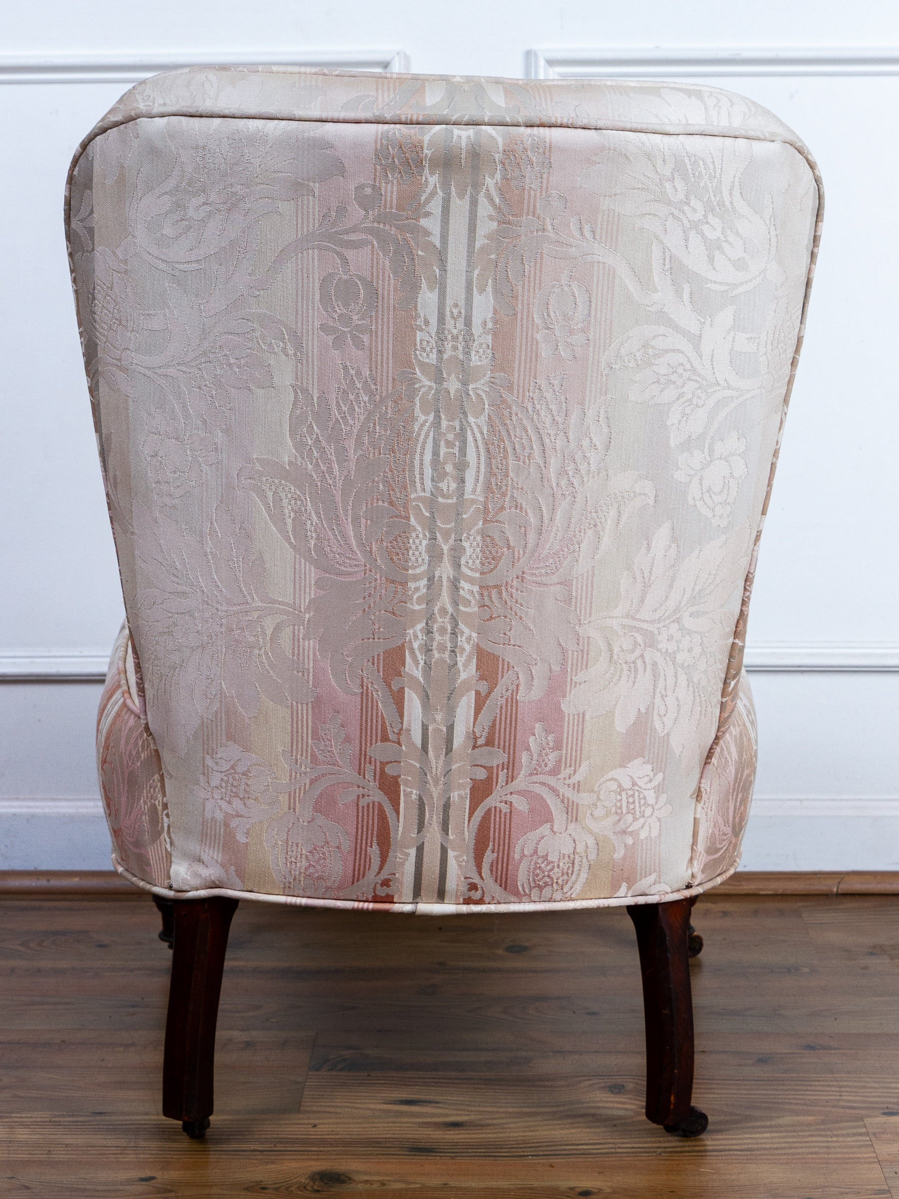 Pair of Antique Victorian Low Profile Bedroom or Parlor Chairs C.1880