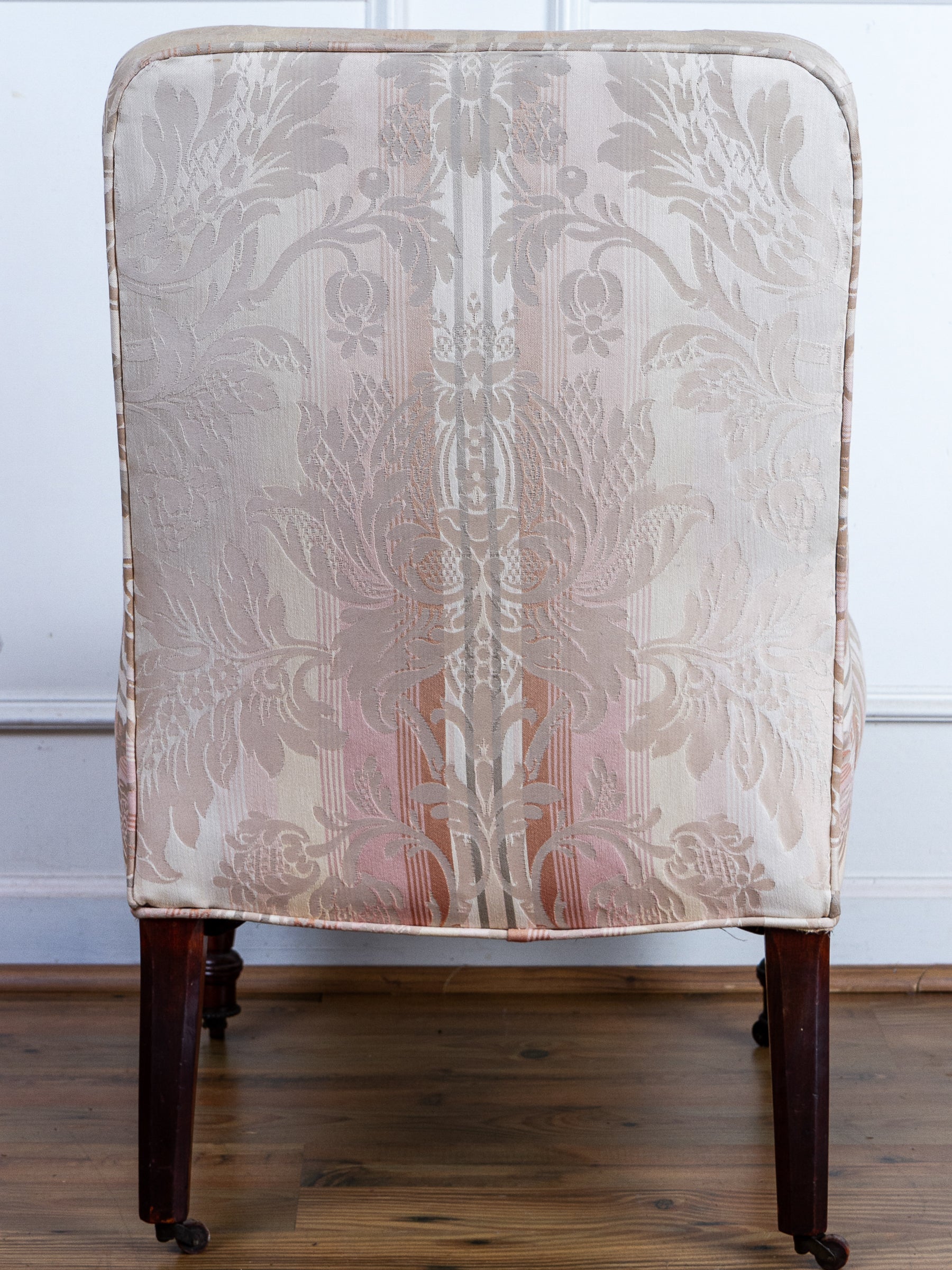 Pair of Antique Victorian Low Profile Bedroom or Parlor Chairs C.1880