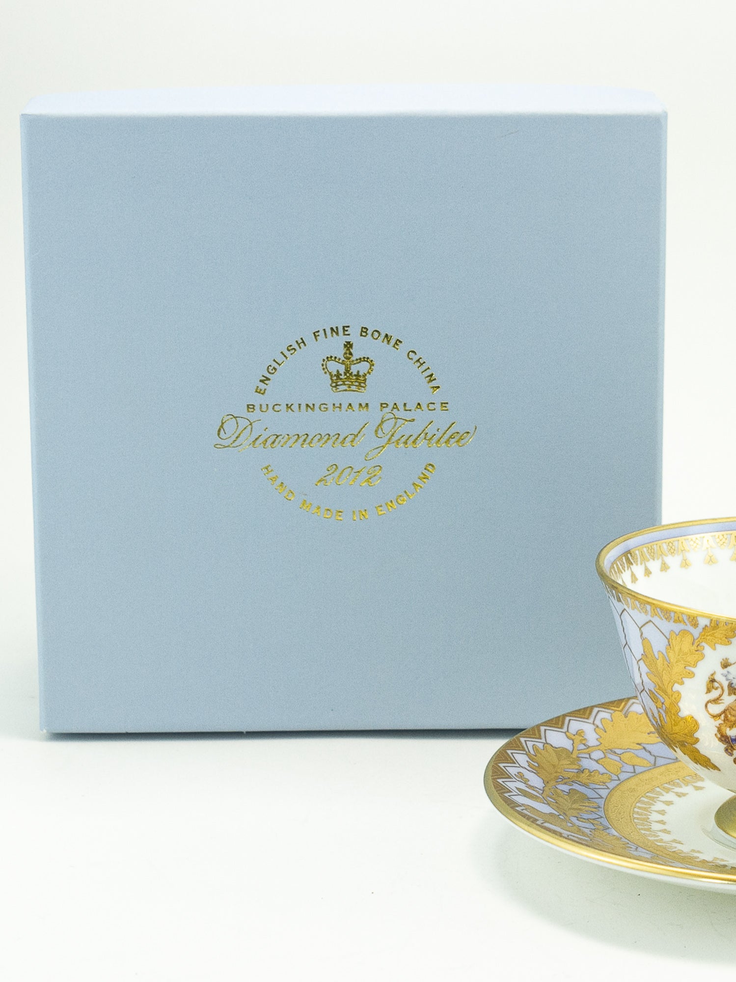 Royal Collection Queen Elizabeth II Diamond Jubilee Cup & Saucer