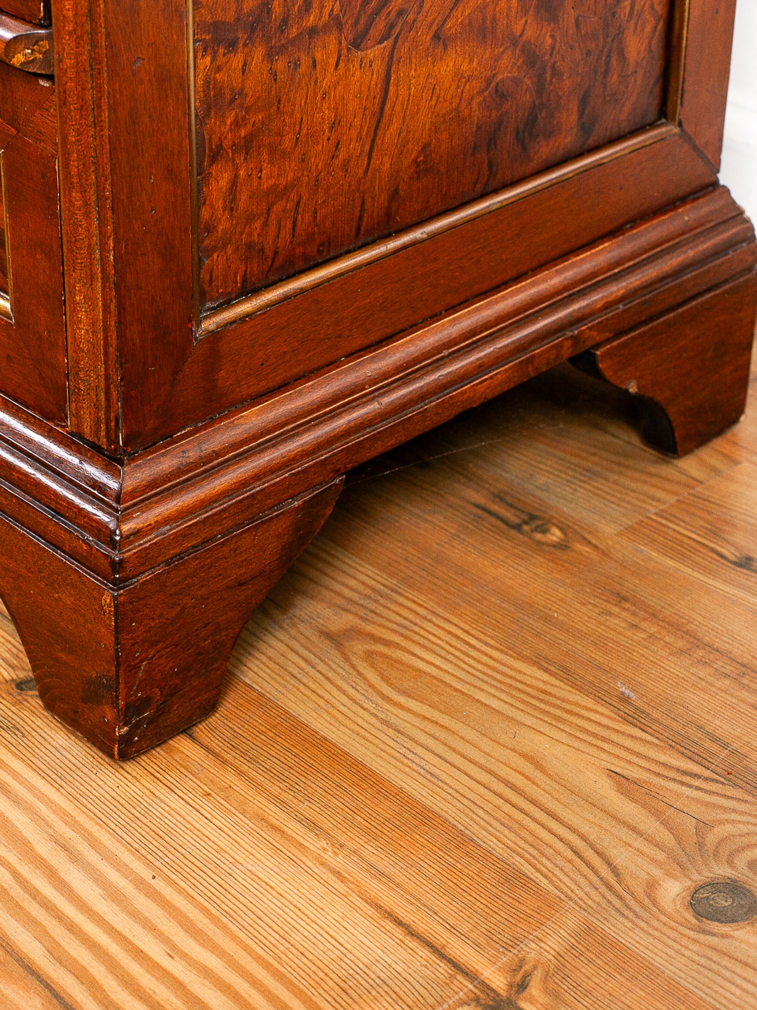 Italian Gentleman's Dresser with Secretary Desk and Mirror