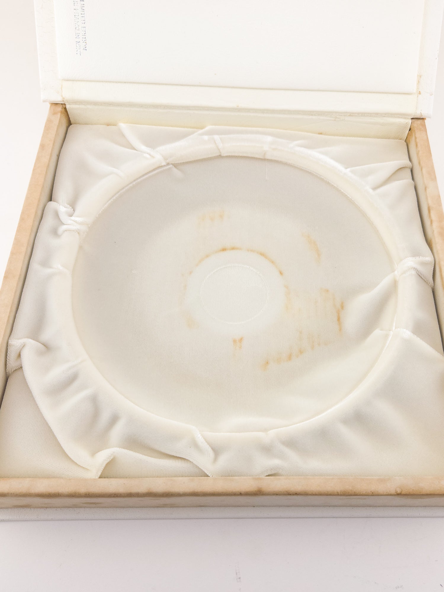 Vintage Franklin Mint Sterling Silver and 24K Gold "Resurrection" Plate.