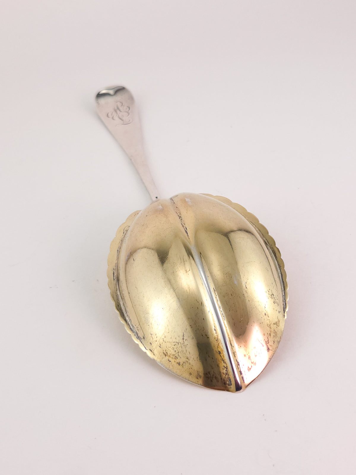 Davis & Galt Sterling Silver Gilt Serving Spoon, Circa 1888–1896