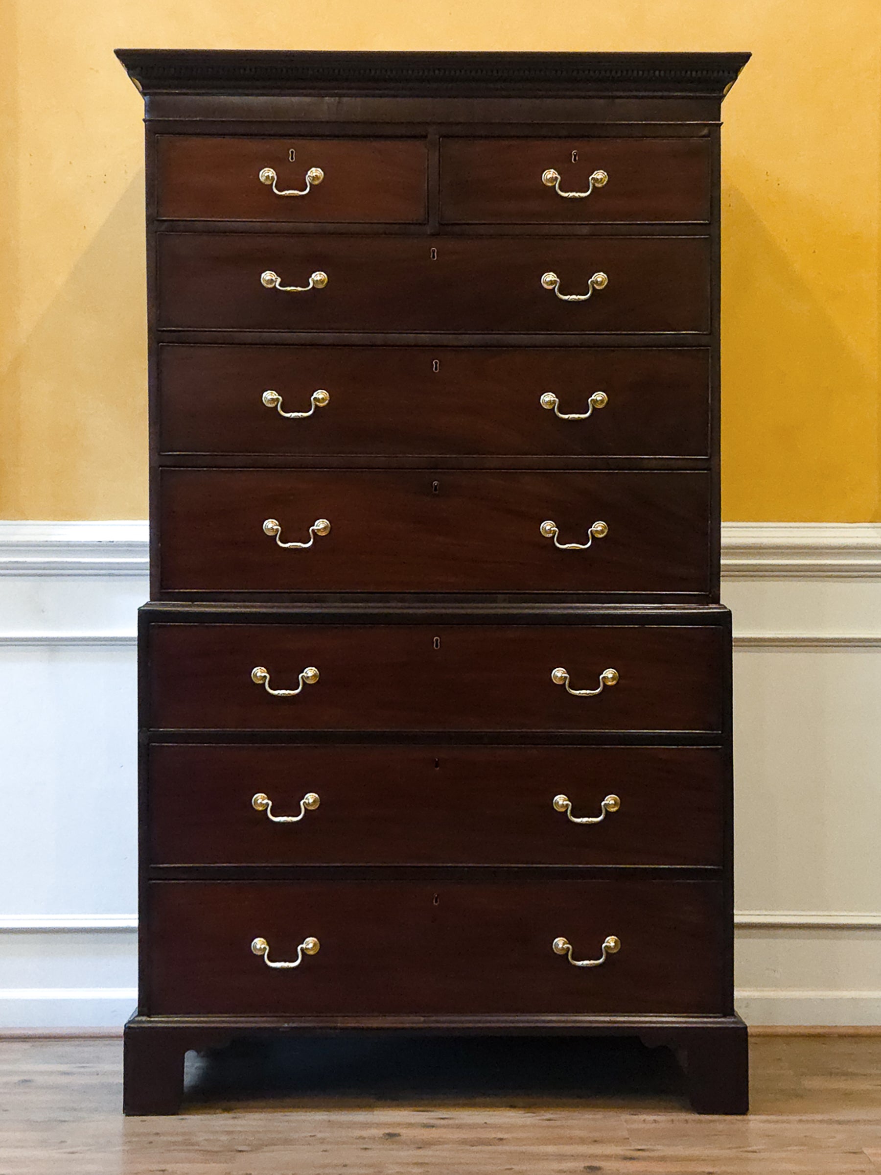 18th Century Georgian Mahogany Chest on Chest