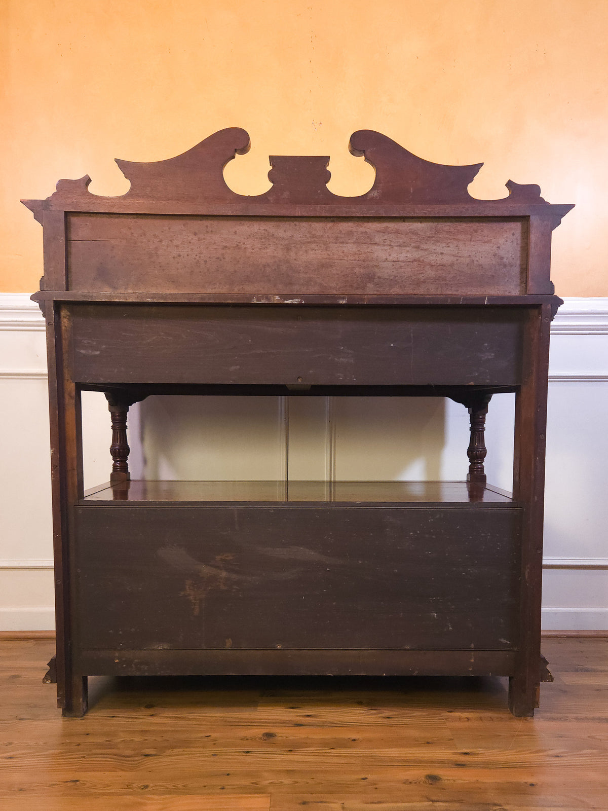 English Victorian Walnut Buffet Server, circa 1880