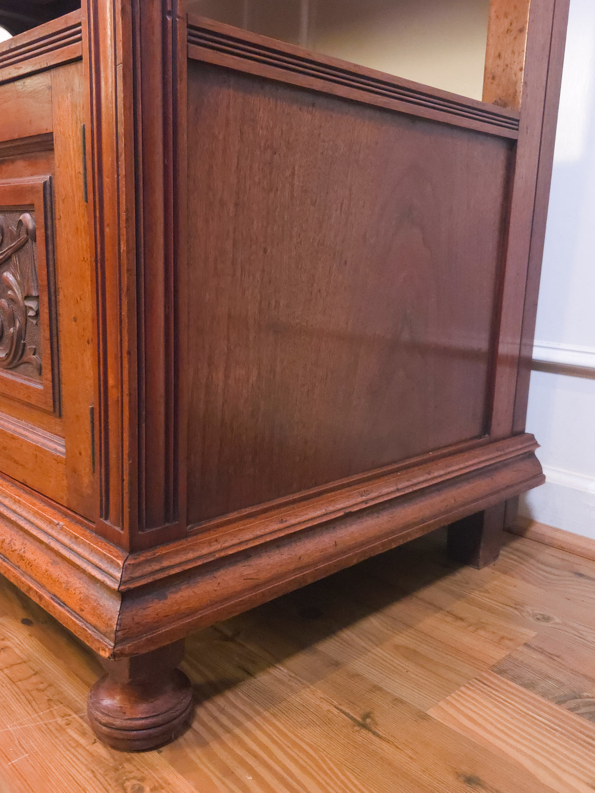 English Victorian Walnut Buffet Server, circa 1880
