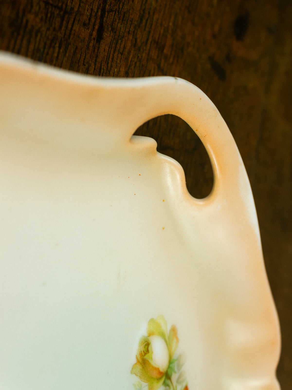 Victorian Art Nouveau Seven-Piece Porcelain Vanity Set