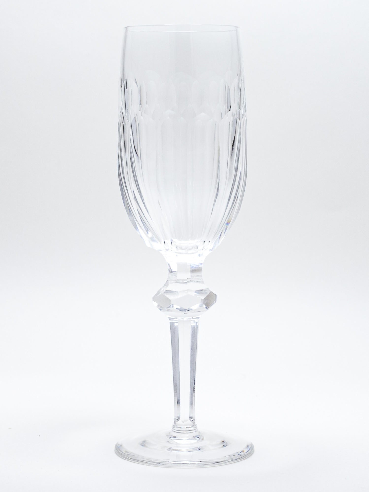 Waterford Crystal Glass, Curraghmore Pattern, Champagne Flute
