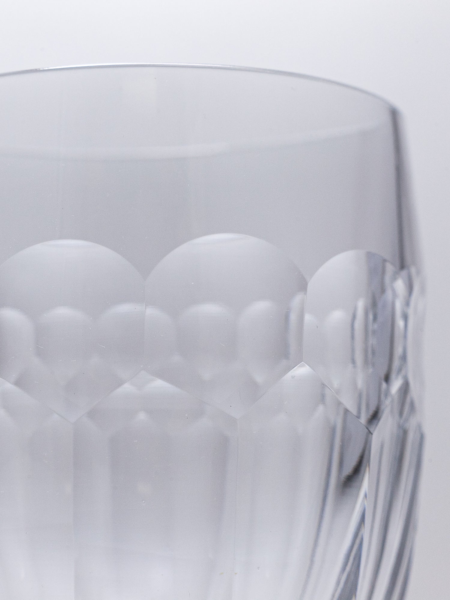 Vintage Waterford Curraghmore Heavy Cut Crystal Wine Glass