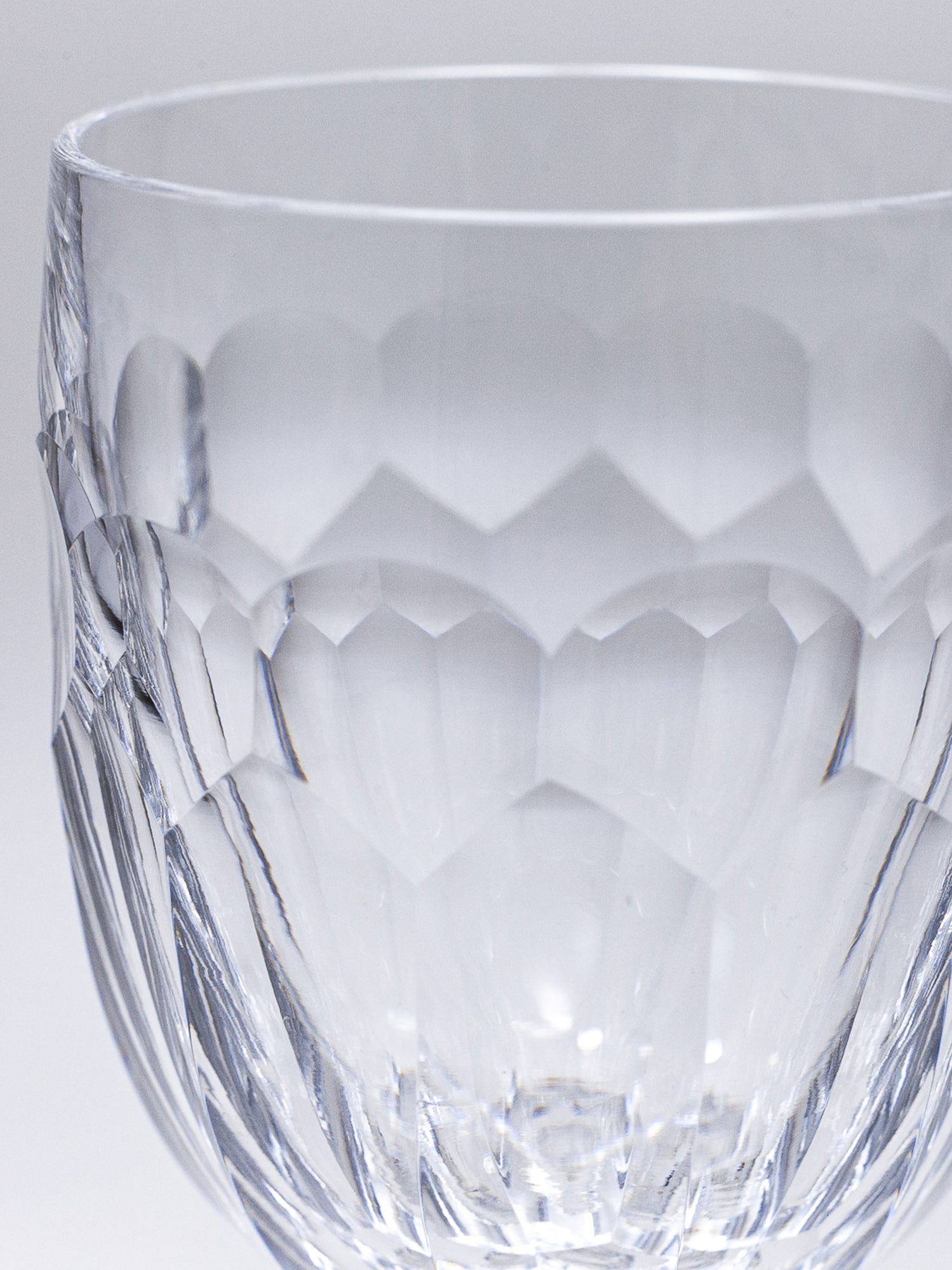 Vintage Waterford Curraghmore Heavy Cut Crystal Wine Glass