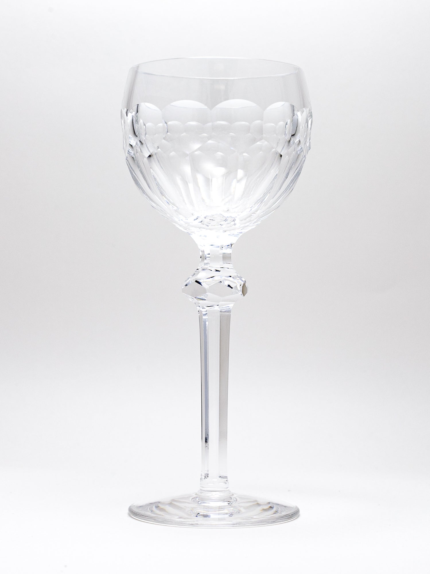 Vintage Waterford Curraghmore Heavy Cut Crystal Wine Glass