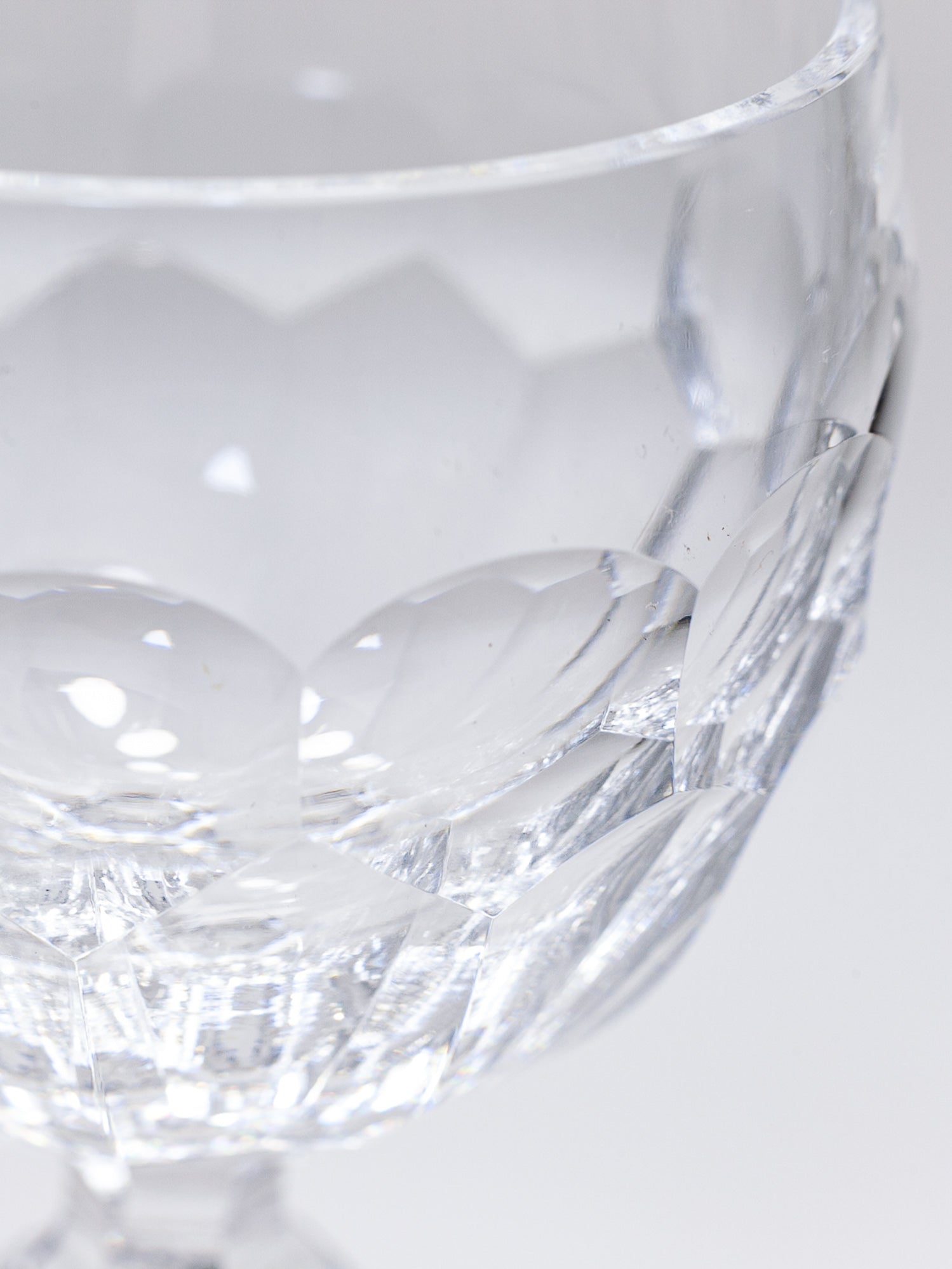 Vintage Waterford Curraghmore Heavy Cut Crystal Wine Glass