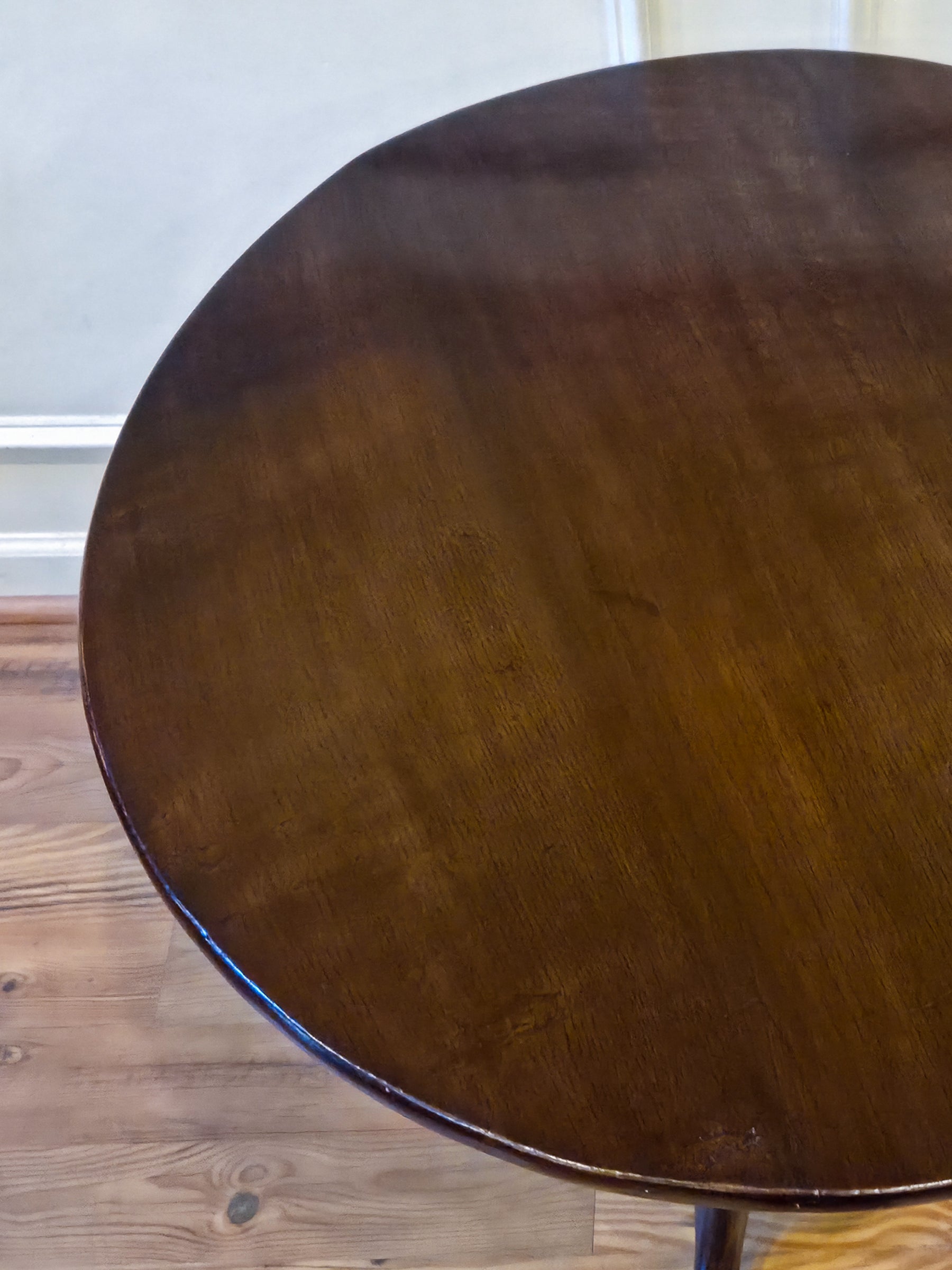 18th Century English Georgian Oak Tilt-Top Side Table