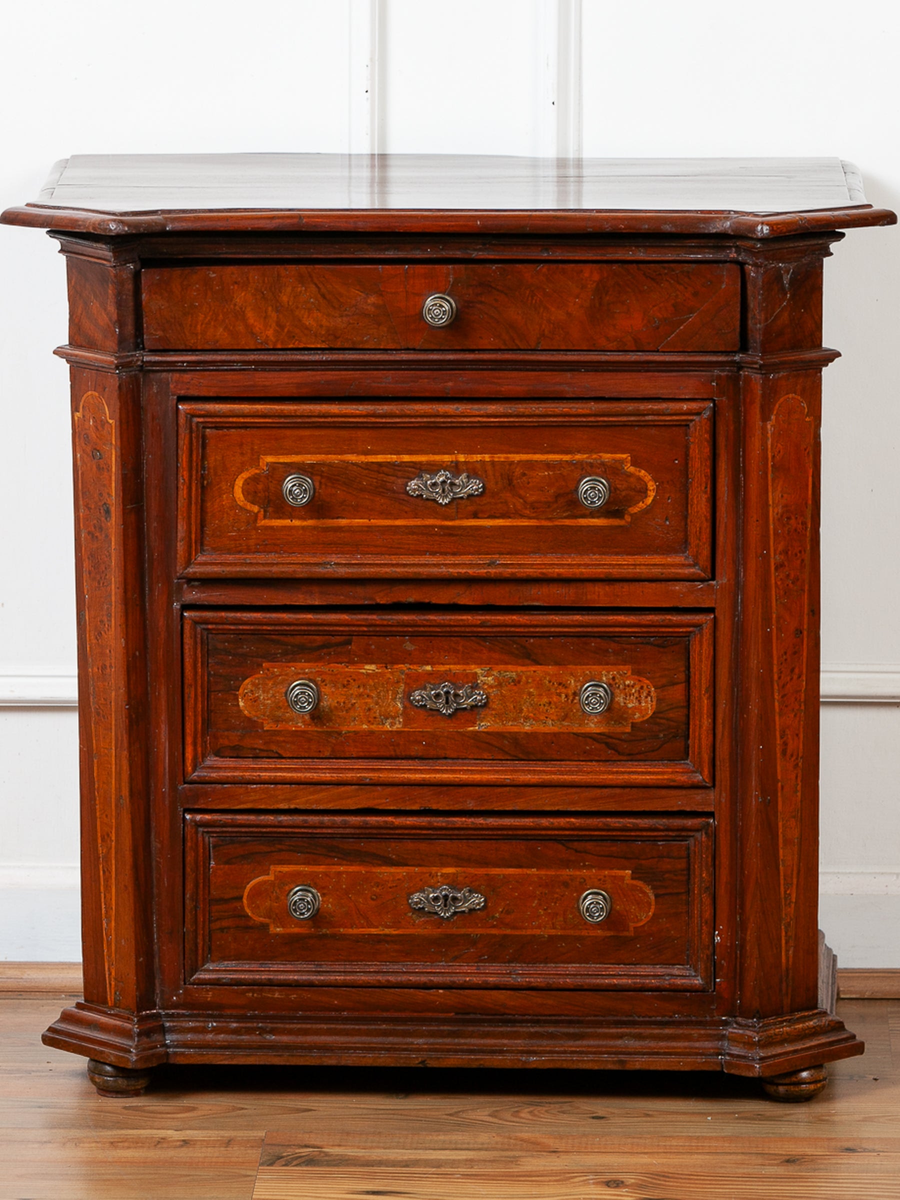 Late 18th Century Georgian Mahogany Small Chest of Drawers Nightstand