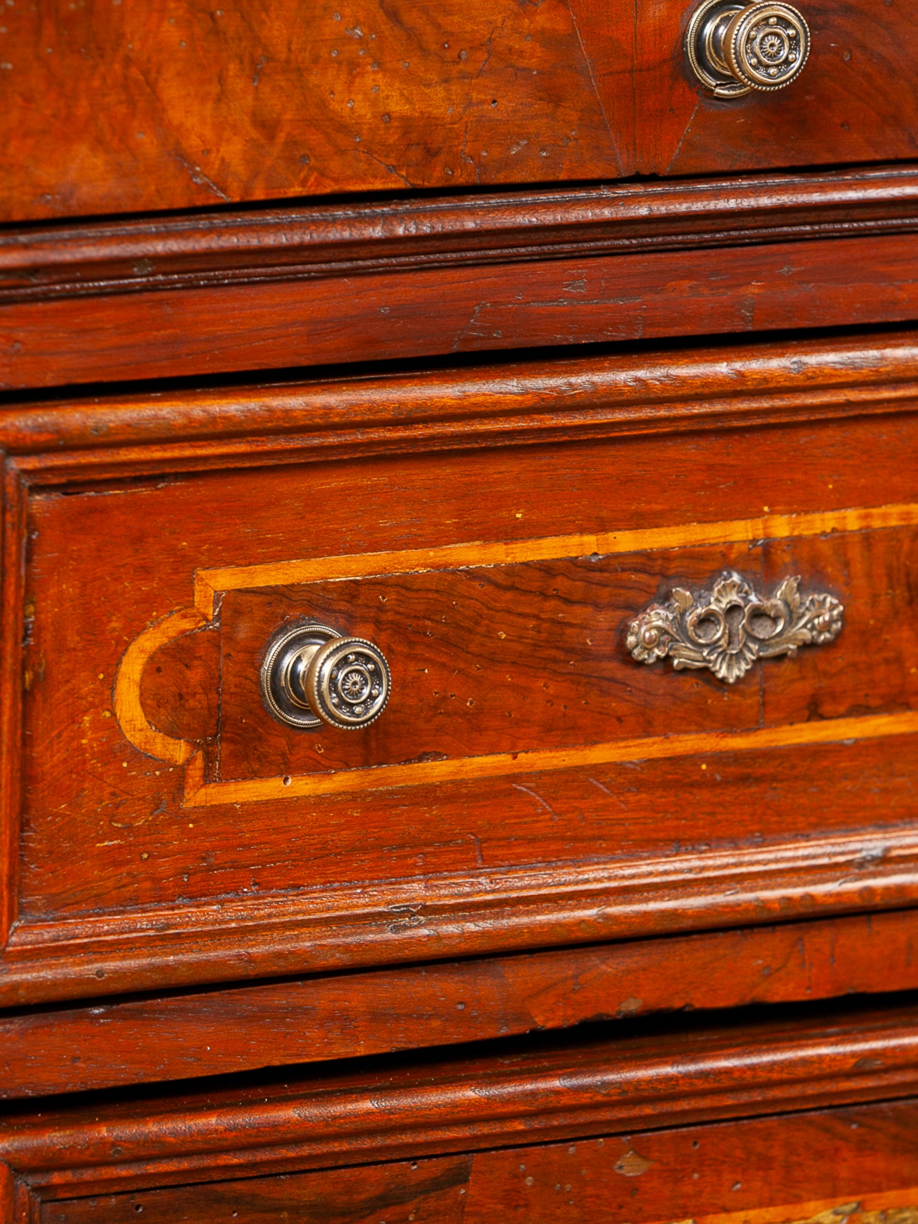 Late 18th Century Georgian Mahogany Small Chest of Drawers Nightstand