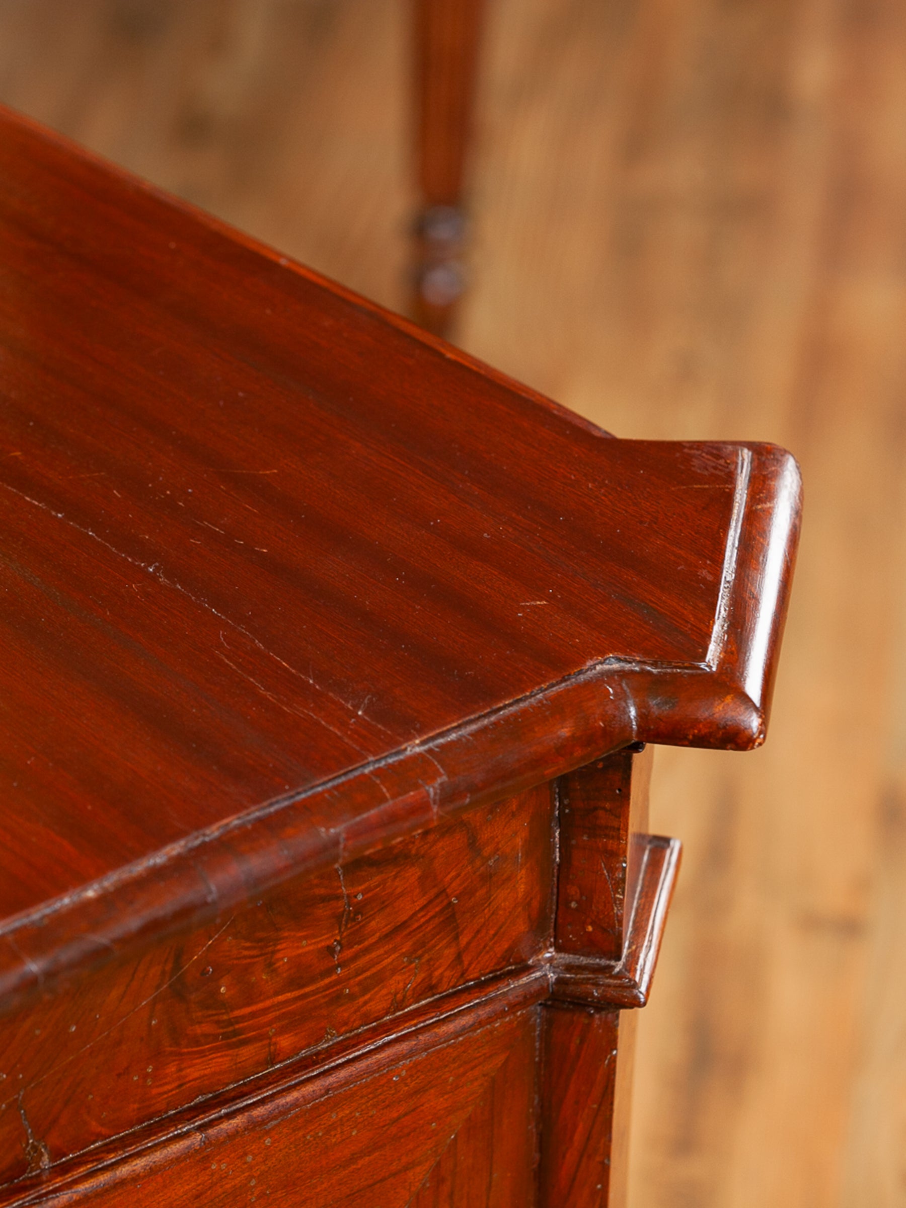 Late 18th Century Georgian Mahogany Small Chest of Drawers Nightstand