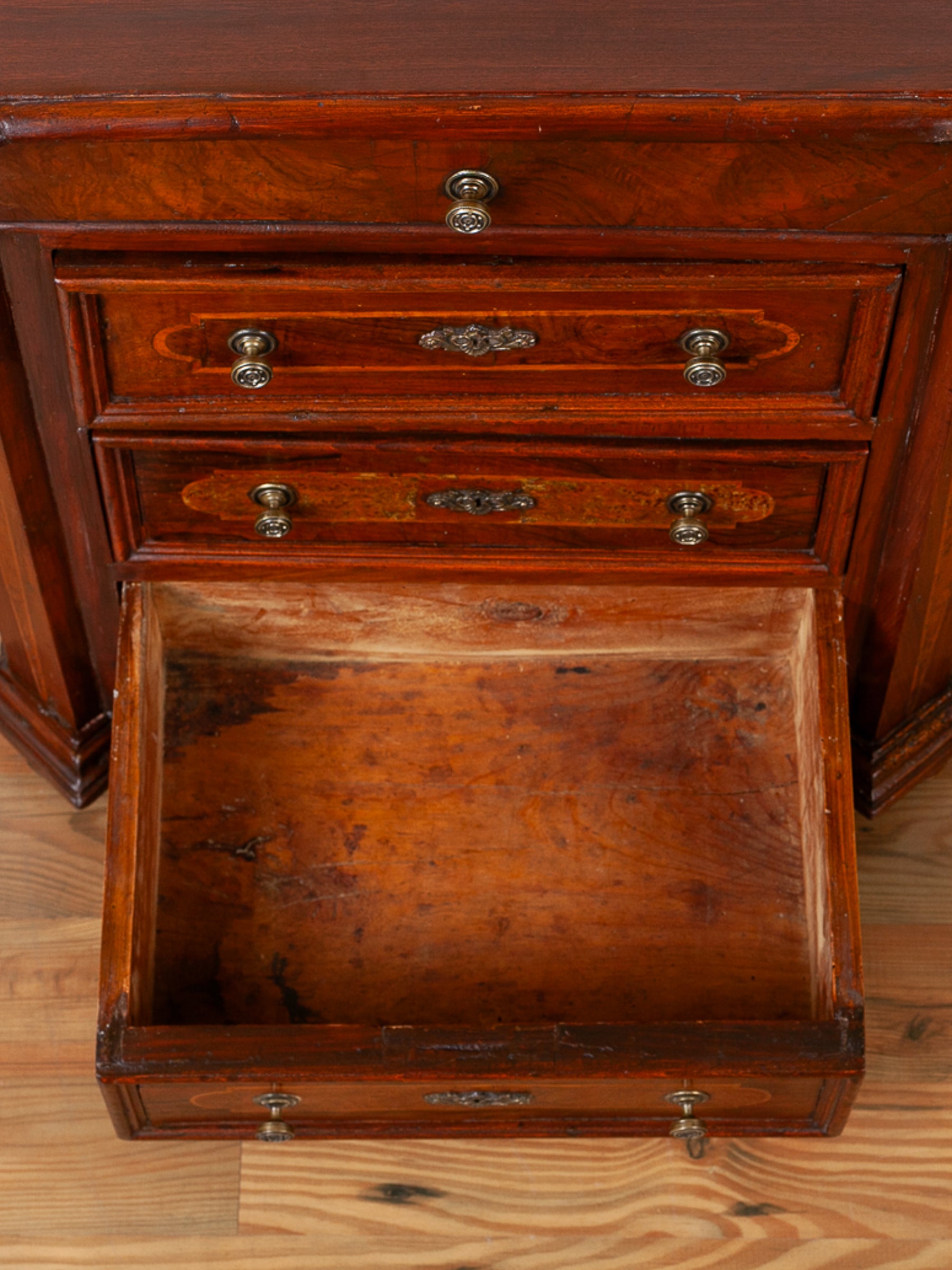 Late 18th Century Georgian Mahogany Small Chest of Drawers Nightstand