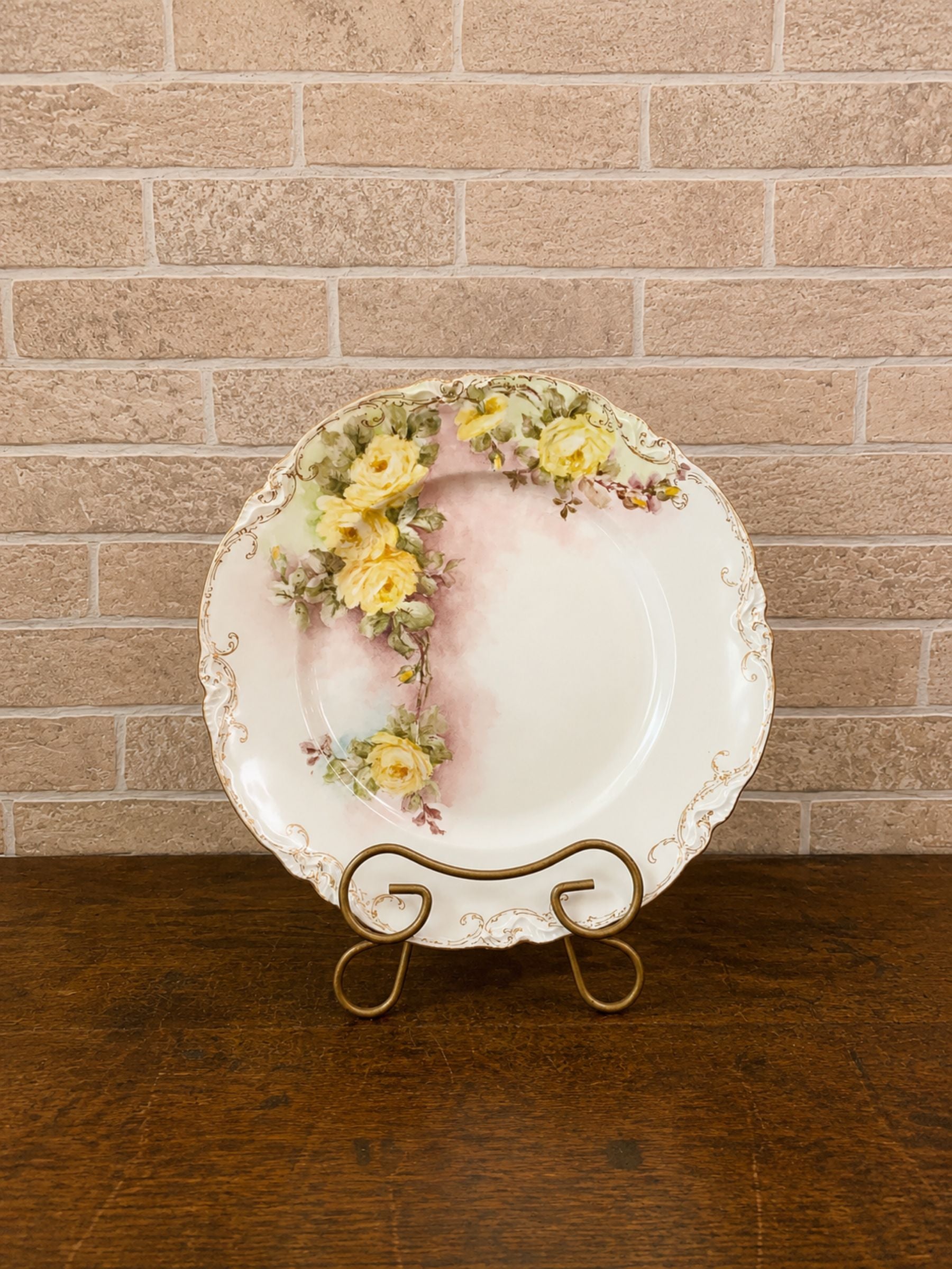 Emma L. Beguhn Hand-Painted German Porcelain Plate