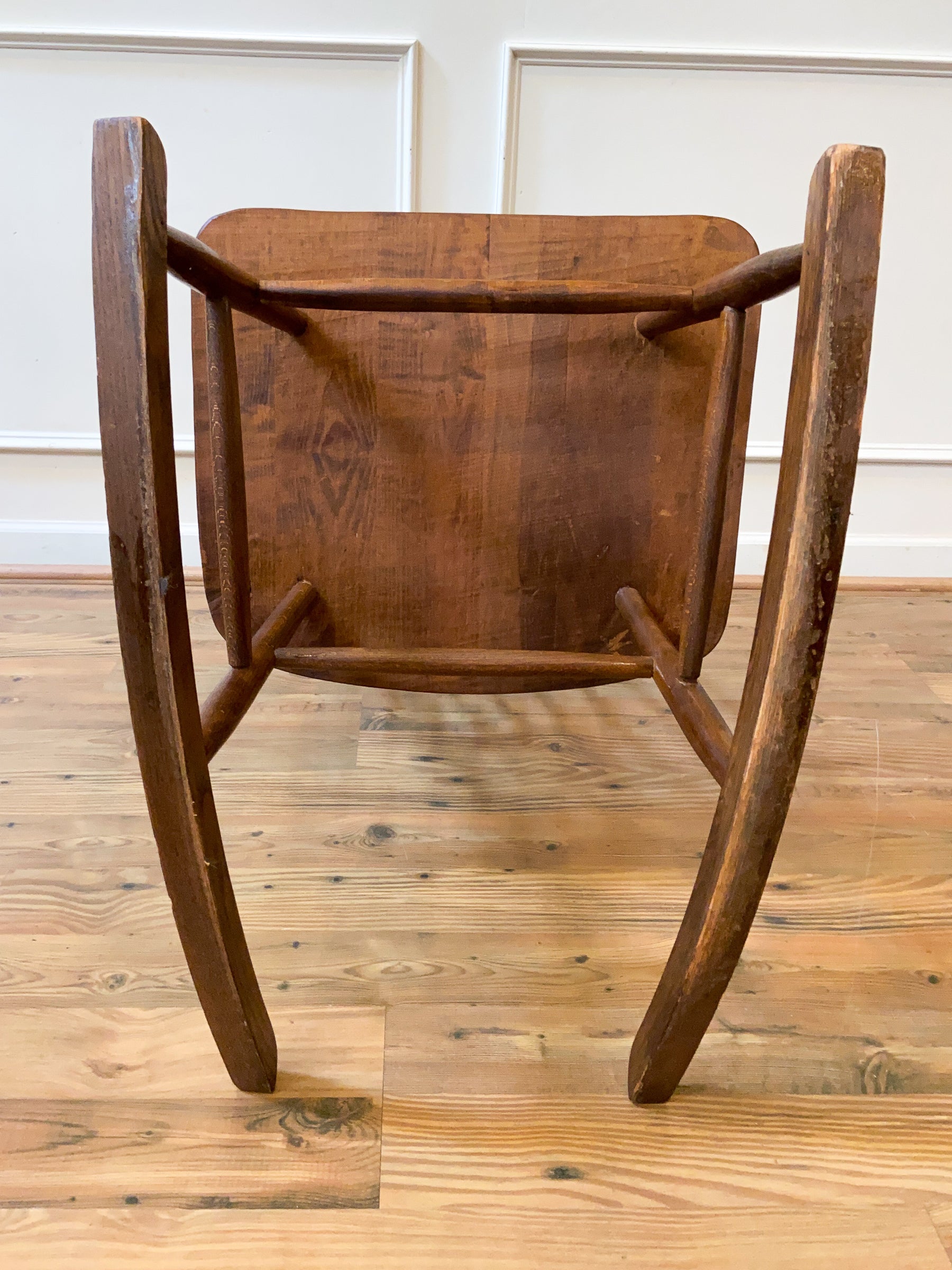 Original Mel Smilow Solid Walnut Rocking Chair for Smilow-Thielle, Circa 1960s